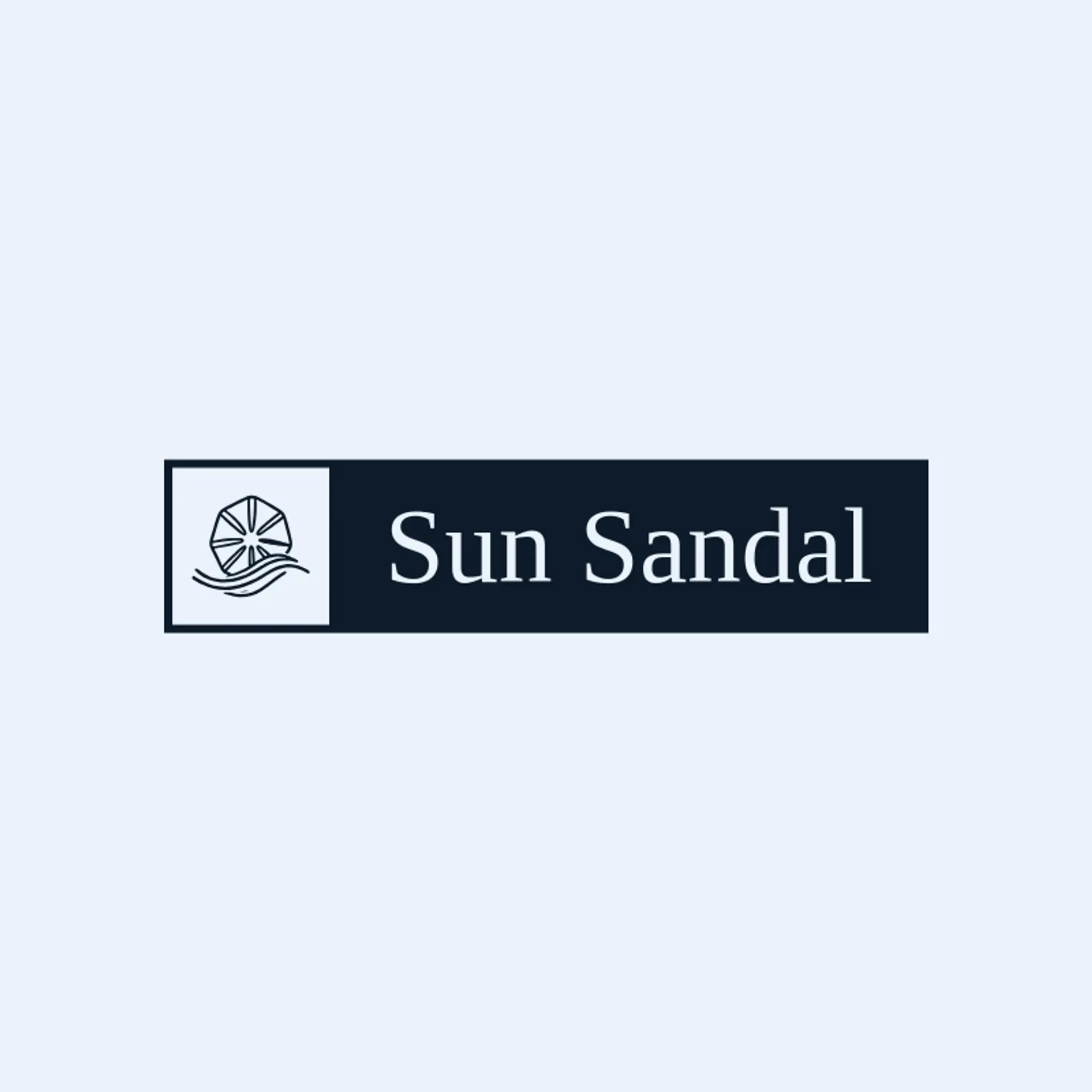 Sun Sandal logo for beach