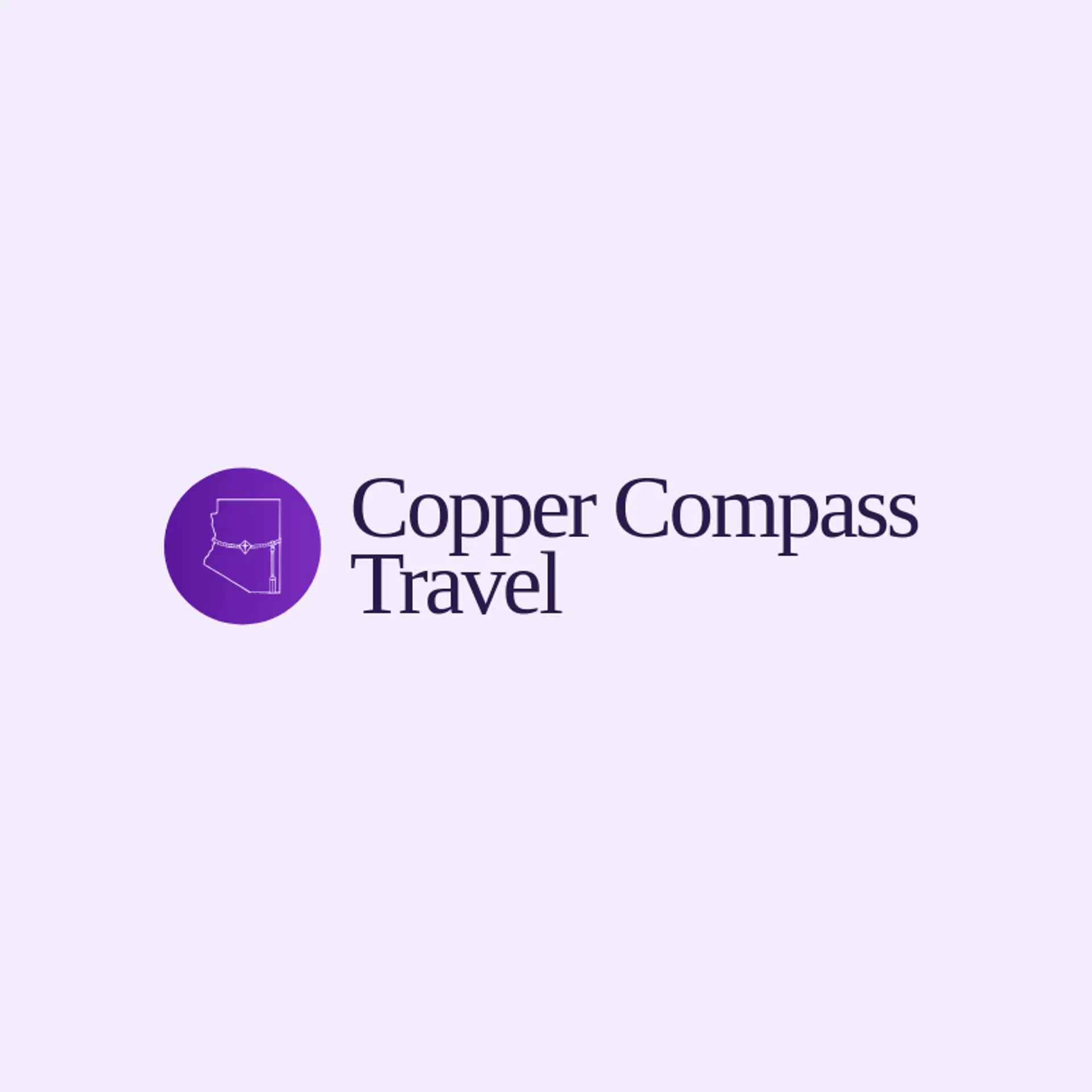 Copper Compass Travel logo for arizona