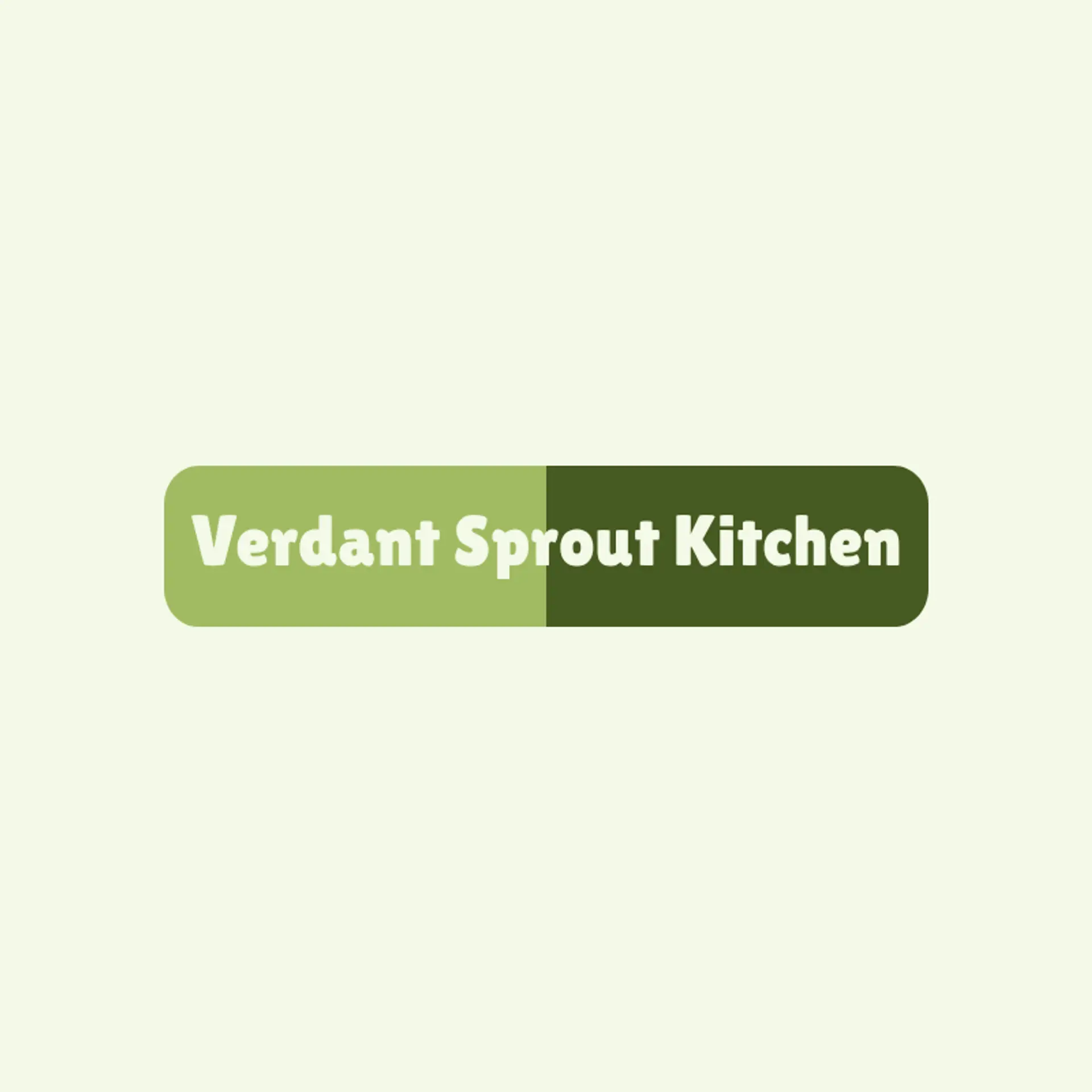 Green Harmony logo for vegan restaurant