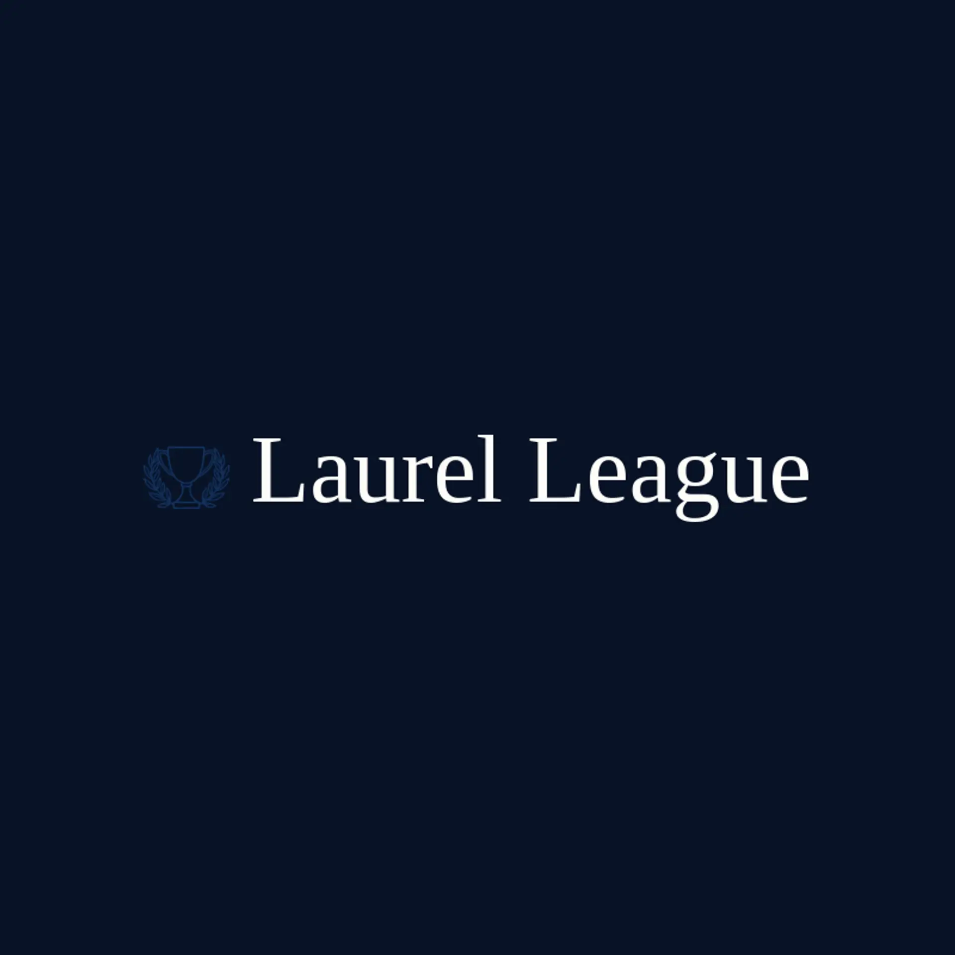 Laurel League logo for trophy