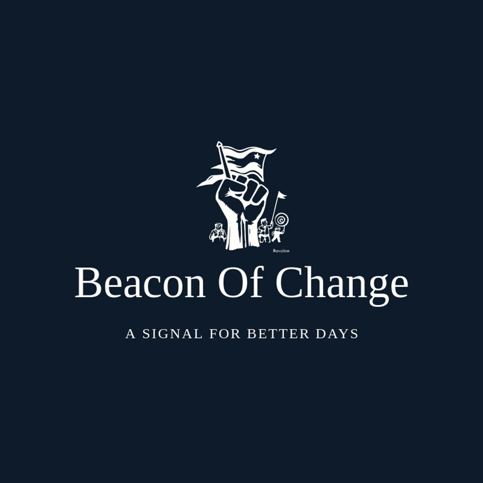 Beacon of Change logo for revolution