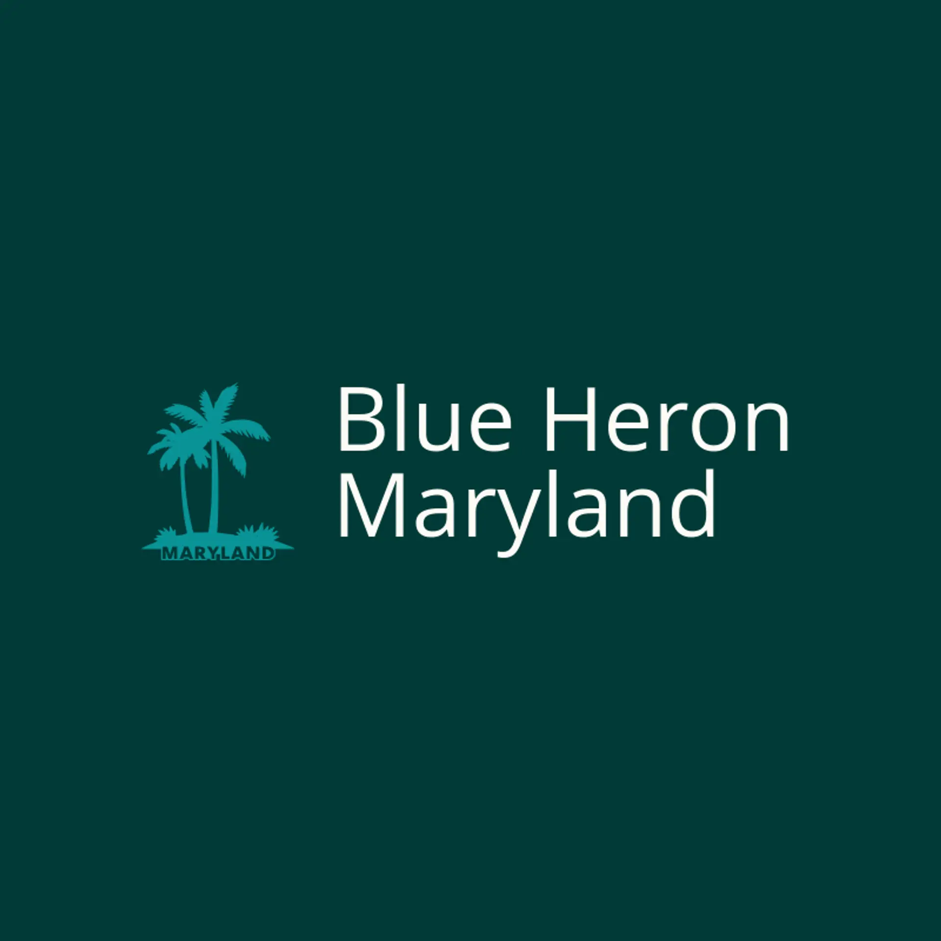 Blue Heron Maryland logo for maryland