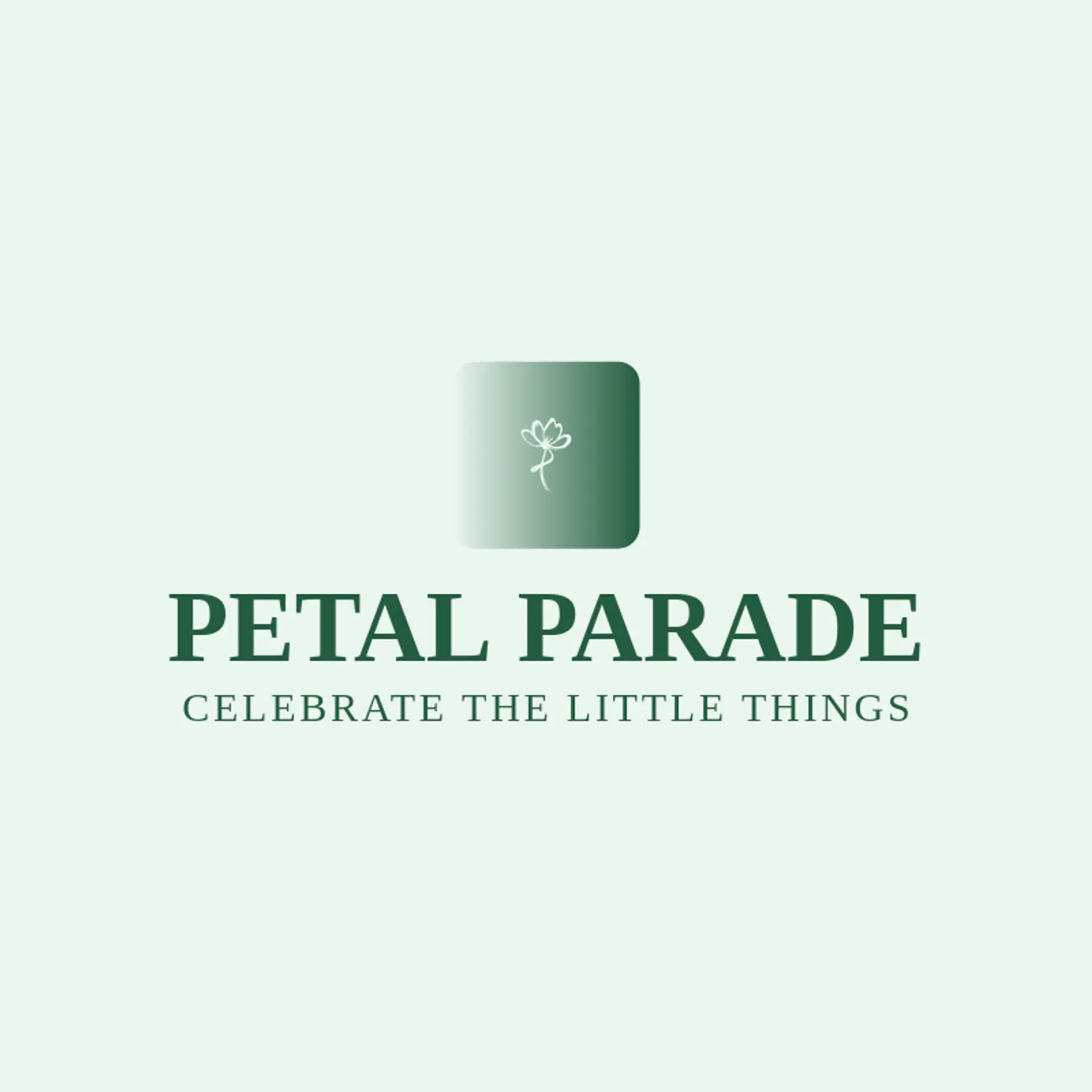 Petal Parade logo for hippie