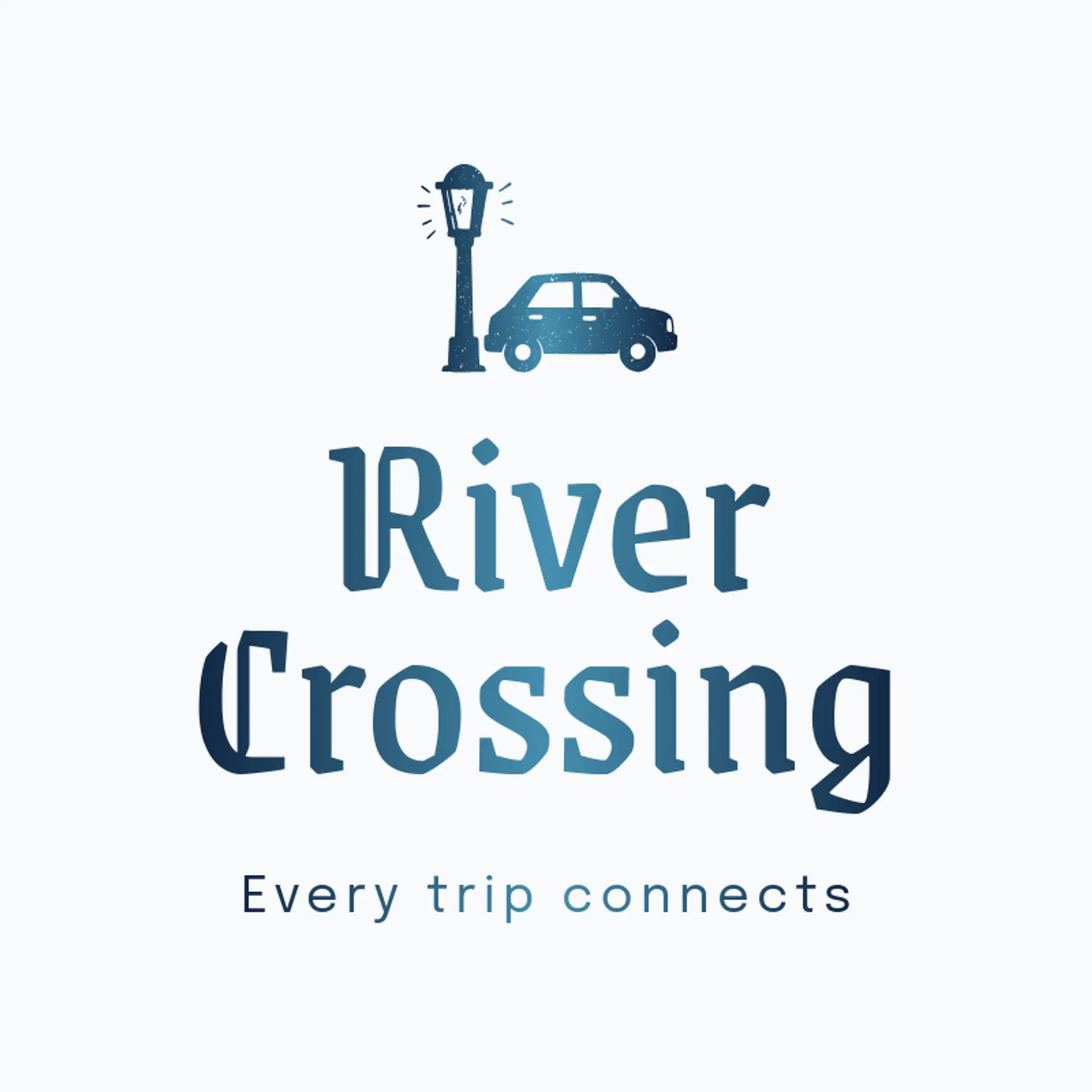 River Crossing logo for taxi