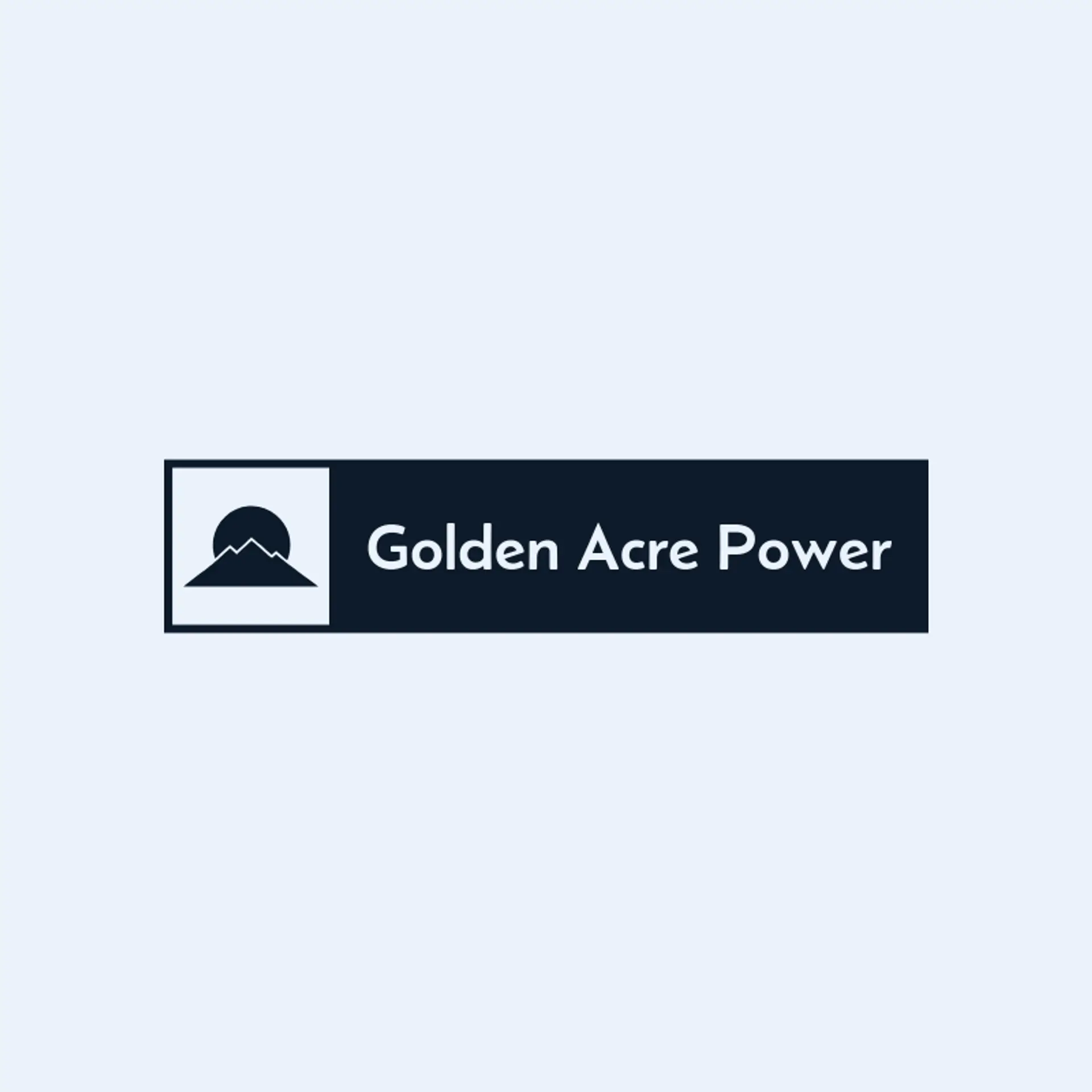 Golden Acre Power logo for solar