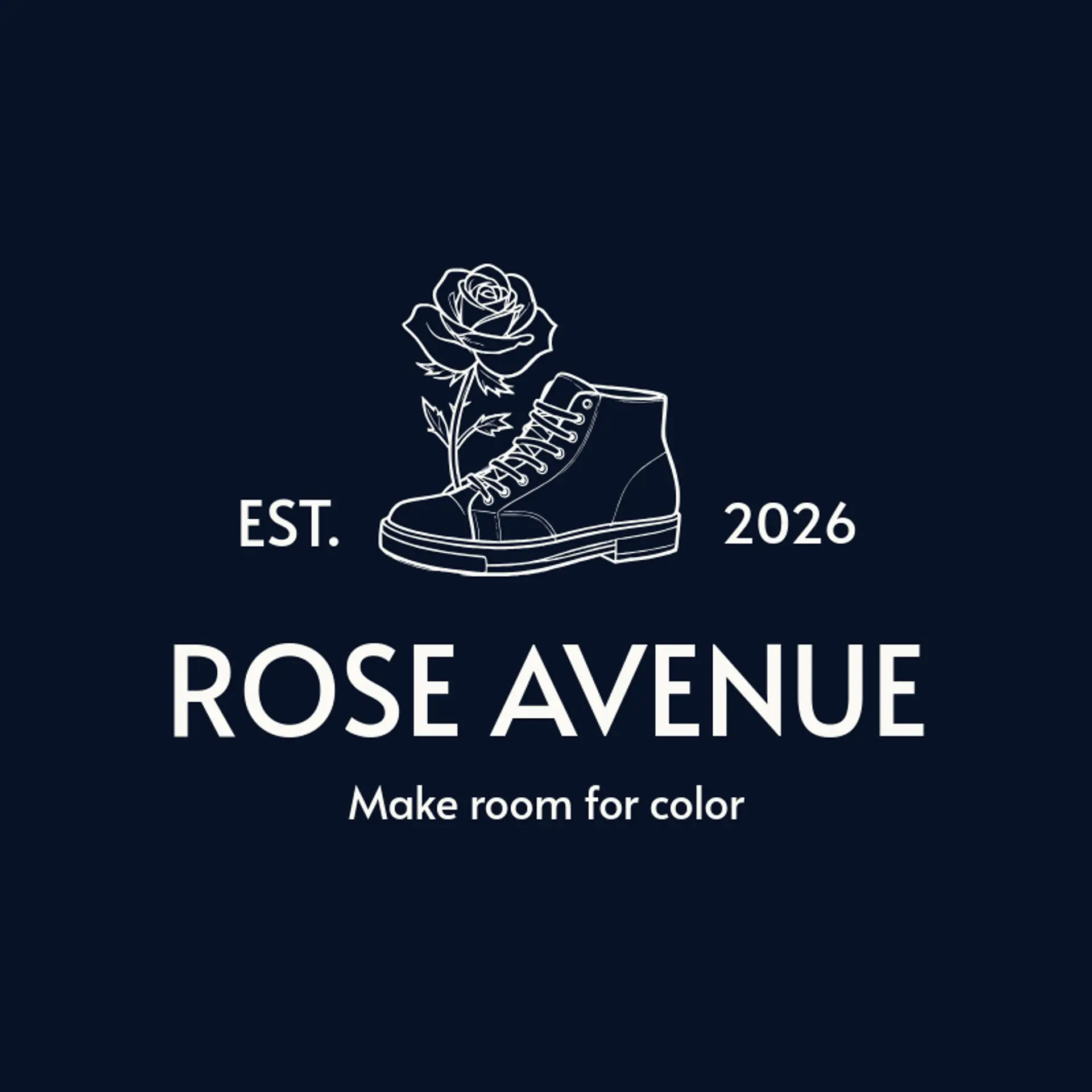 Rose Avenue logo for streetwear