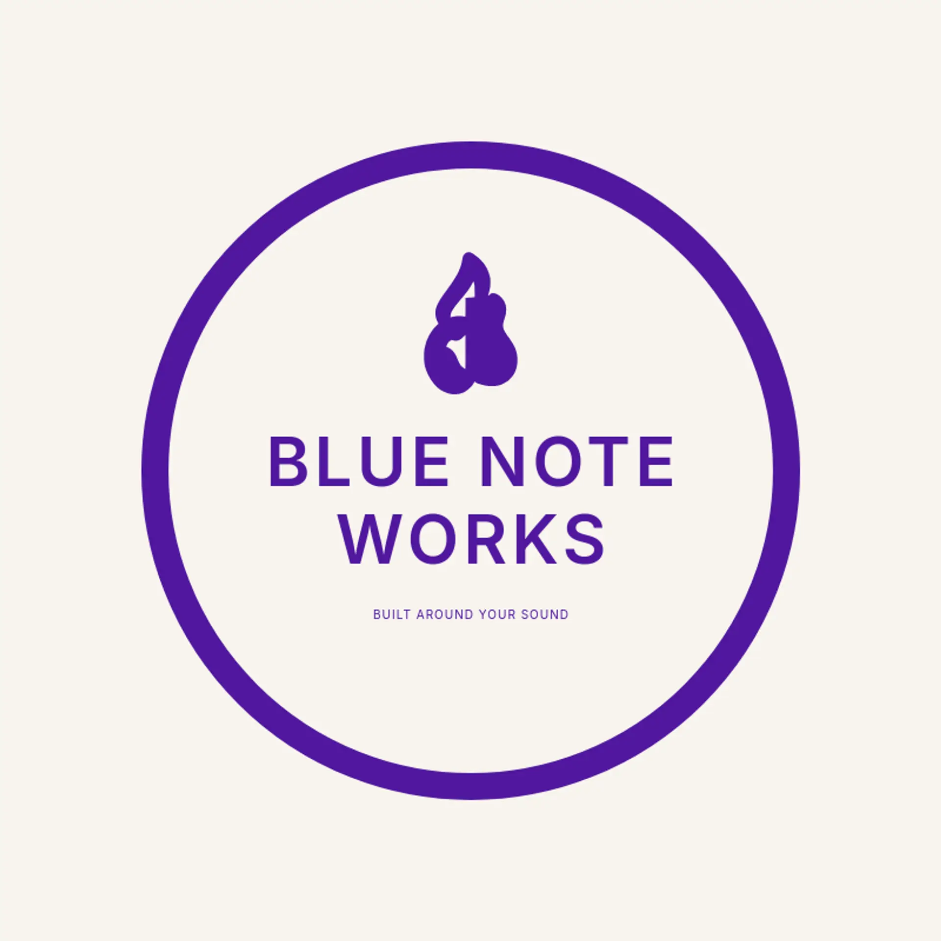 Blue Note Works logo for guitar