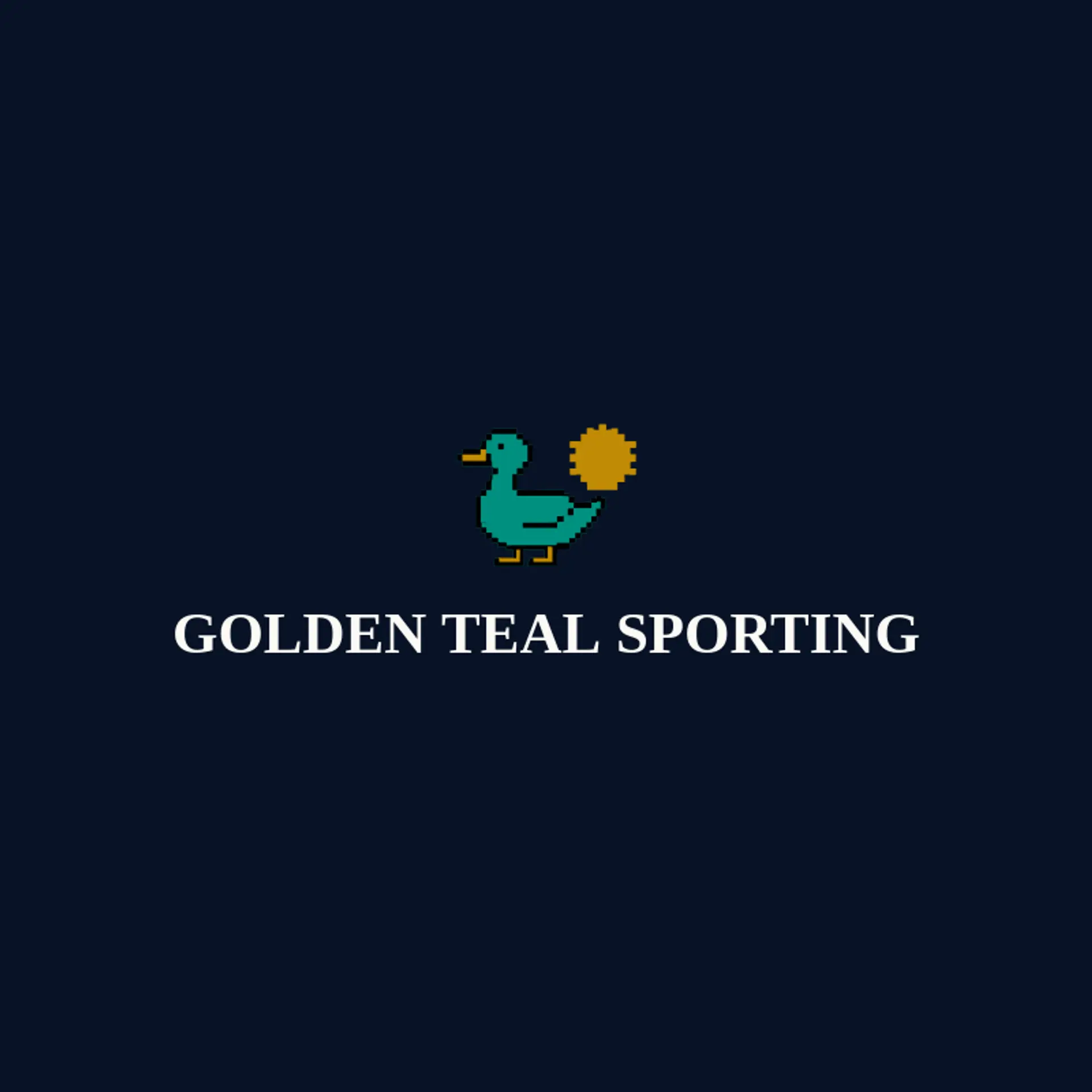 Golden Teal Sporting logo for duck hunting