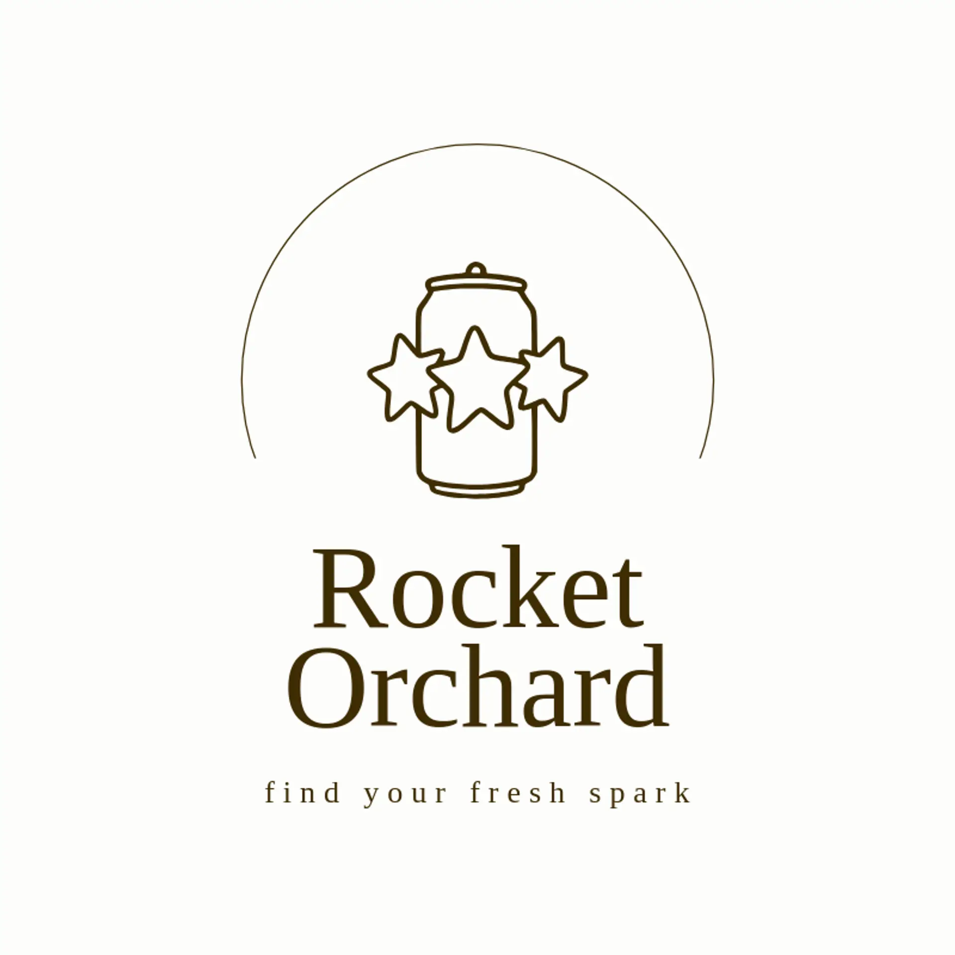 Rocket Orchard logo for energy drink