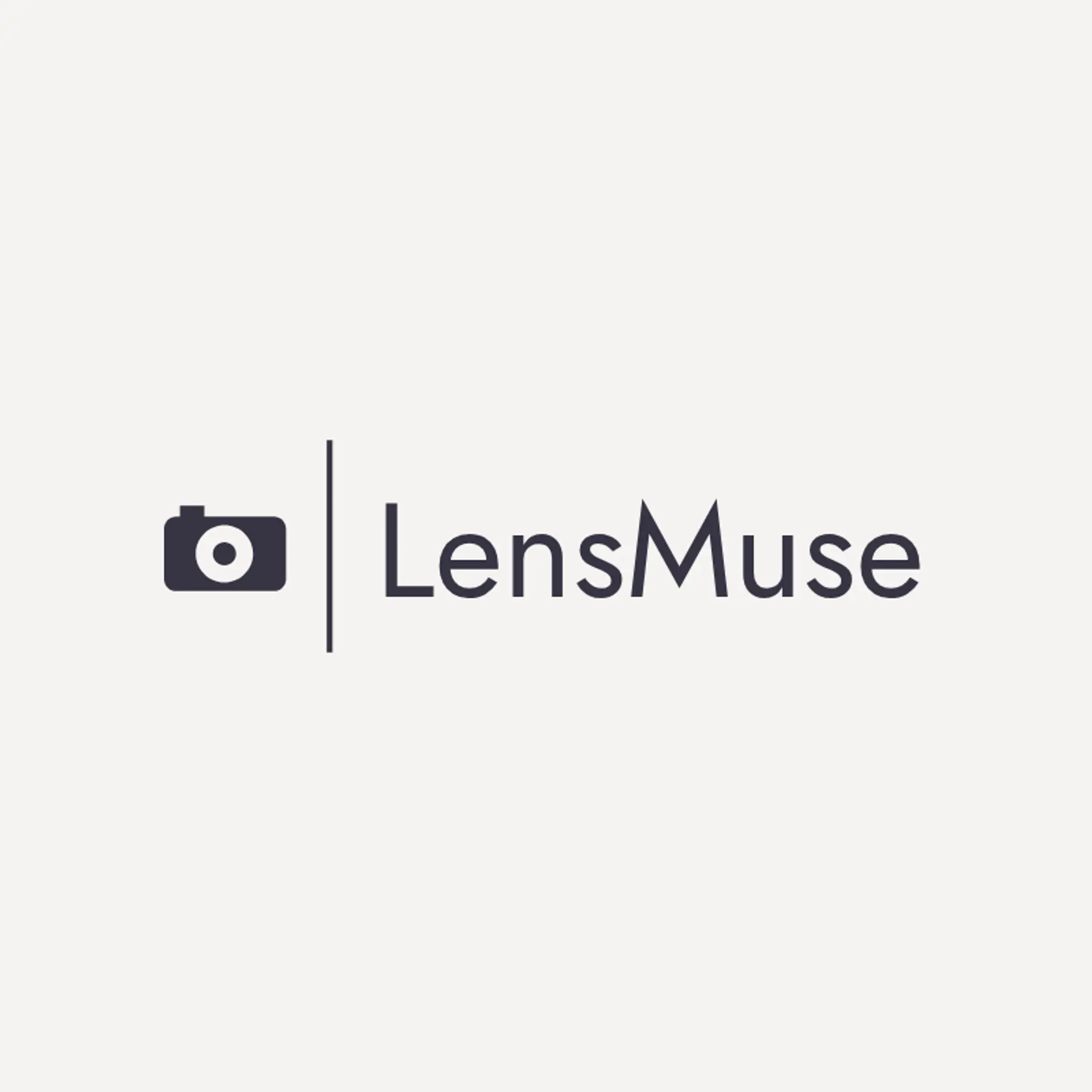 LensMuse logo for unique photography