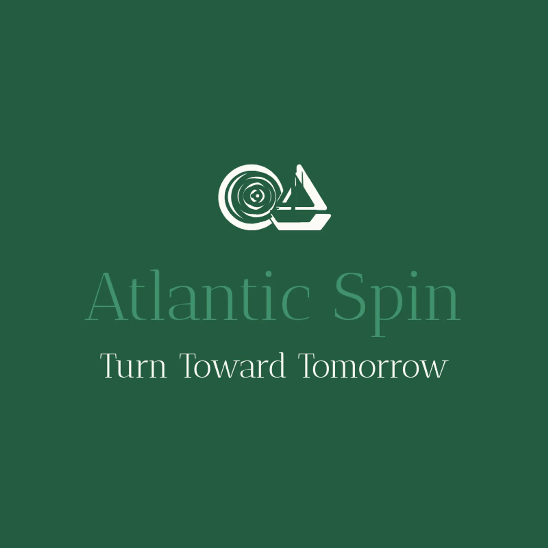 Atlantic Spin logo for hurricane