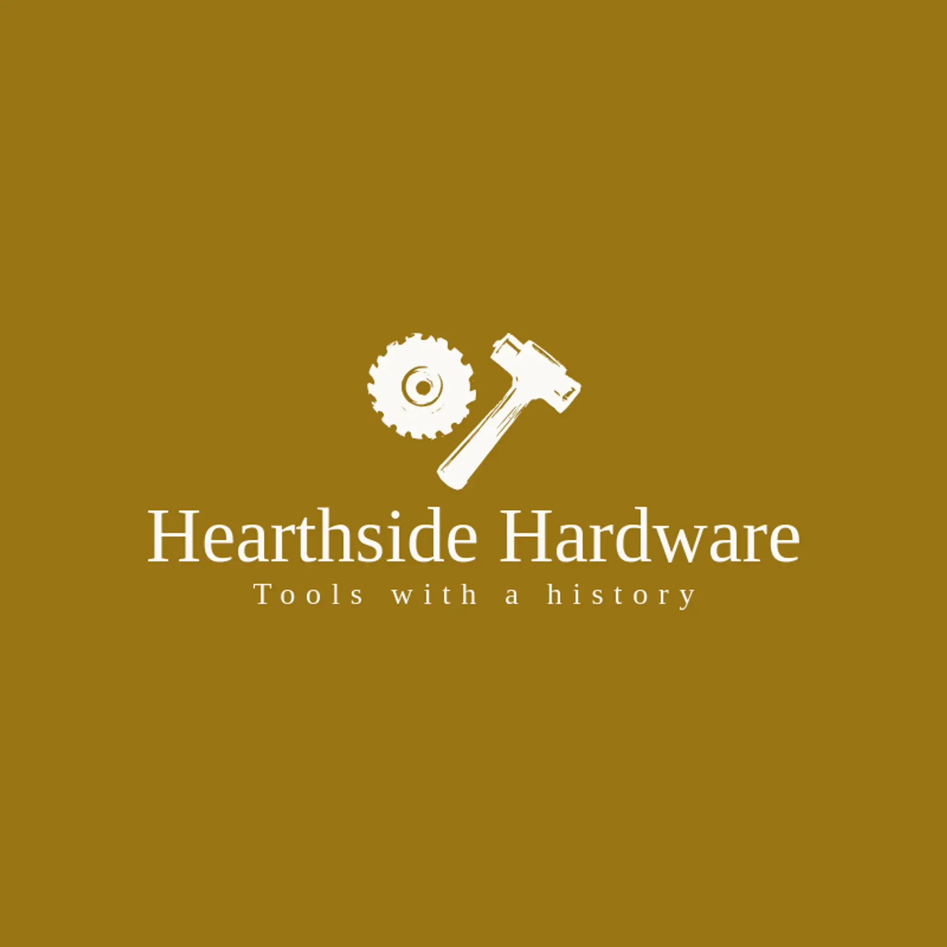 Hearthside Hardware logo for hammer