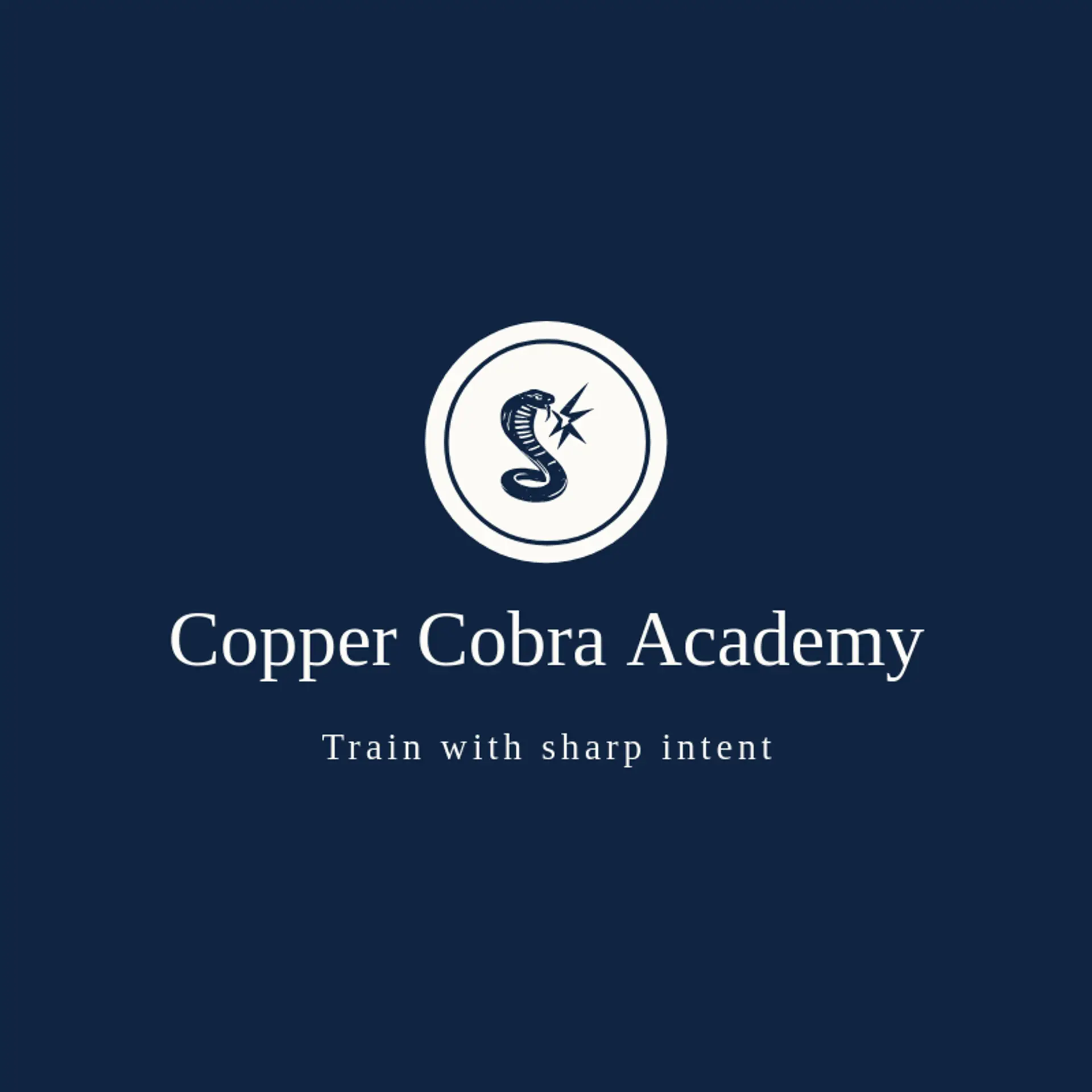 Copper Cobra Academy logo for venom