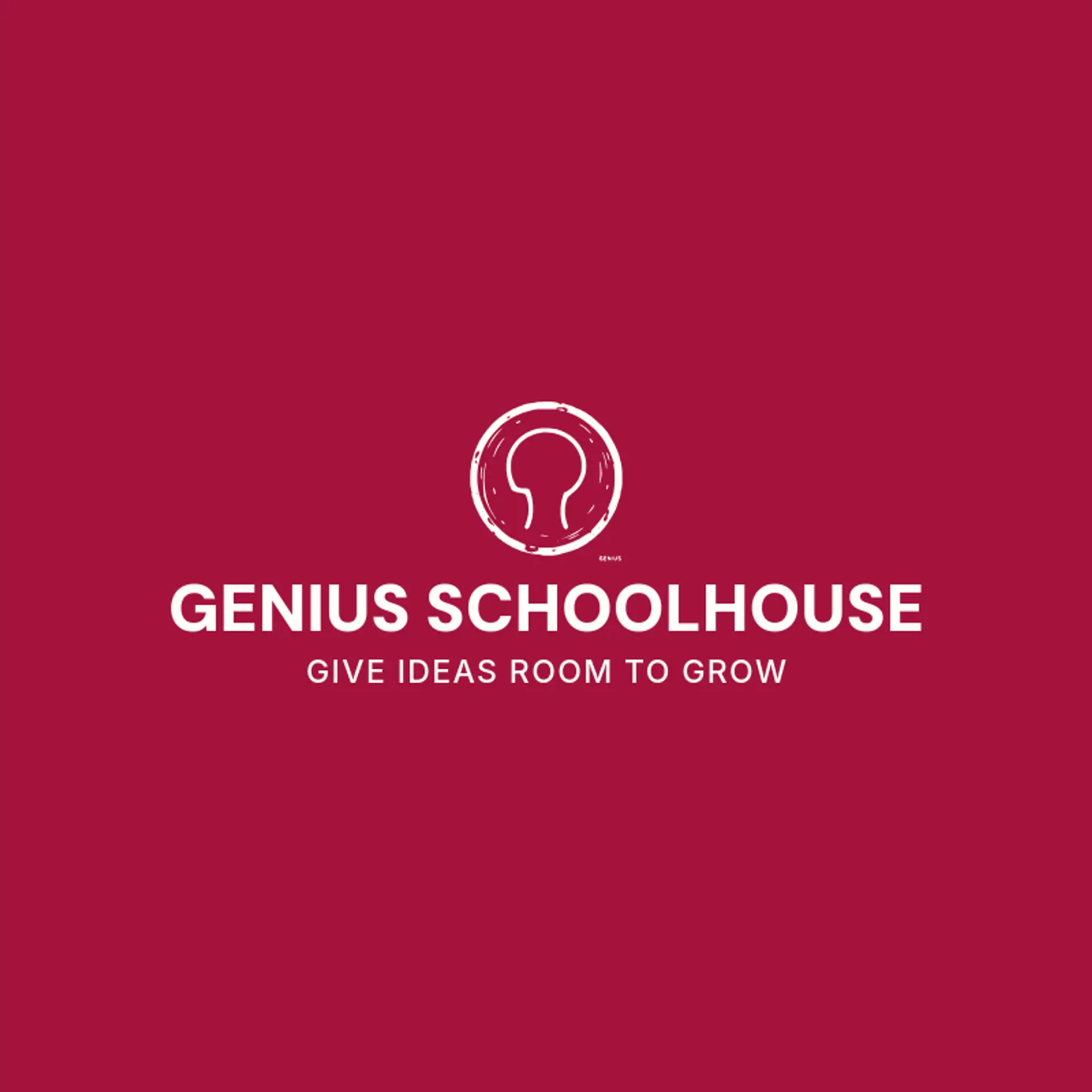 Genius Schoolhouse logo for genius