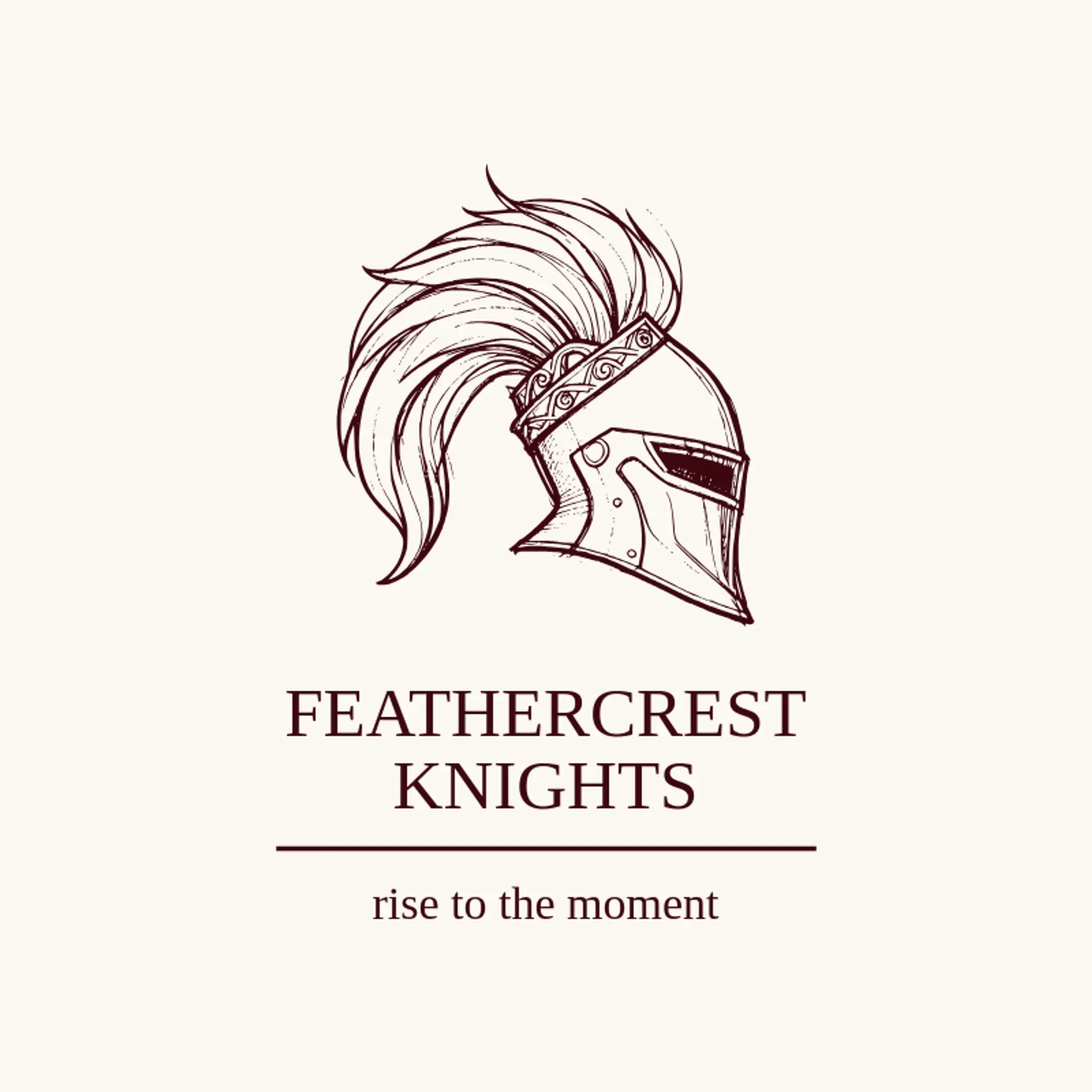 Feathercrest Knights logo for knight