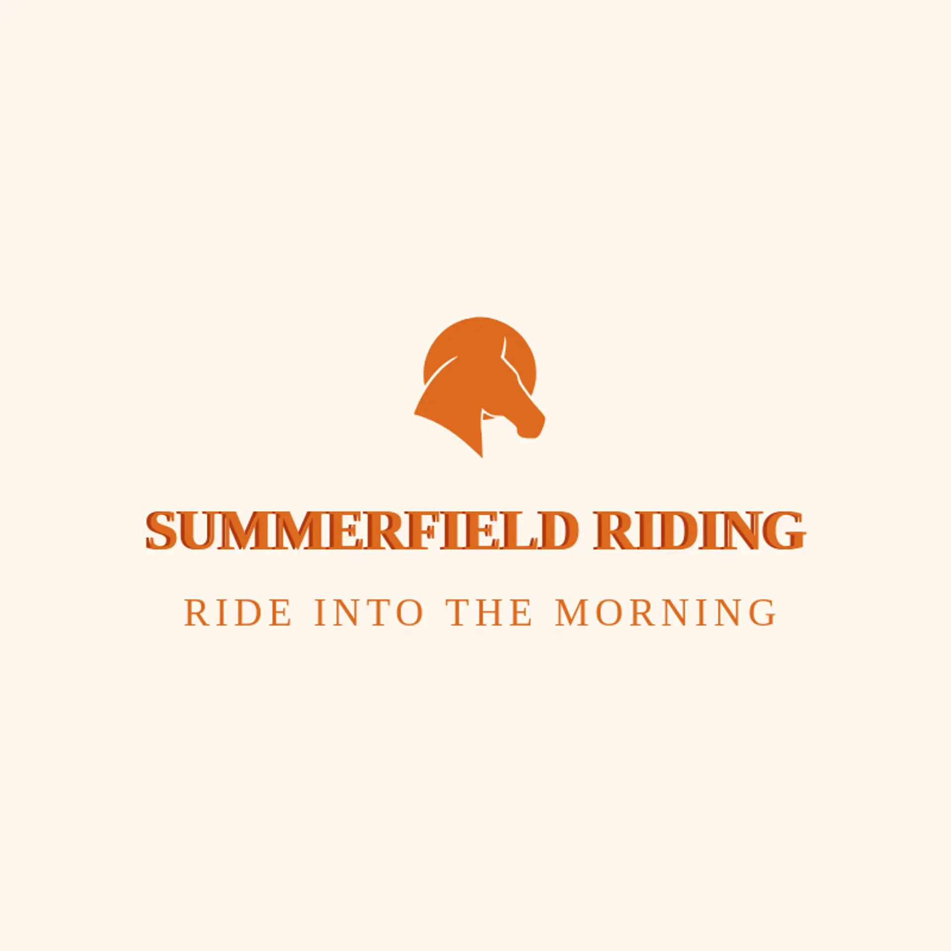Summerfield Riding logo for horse head