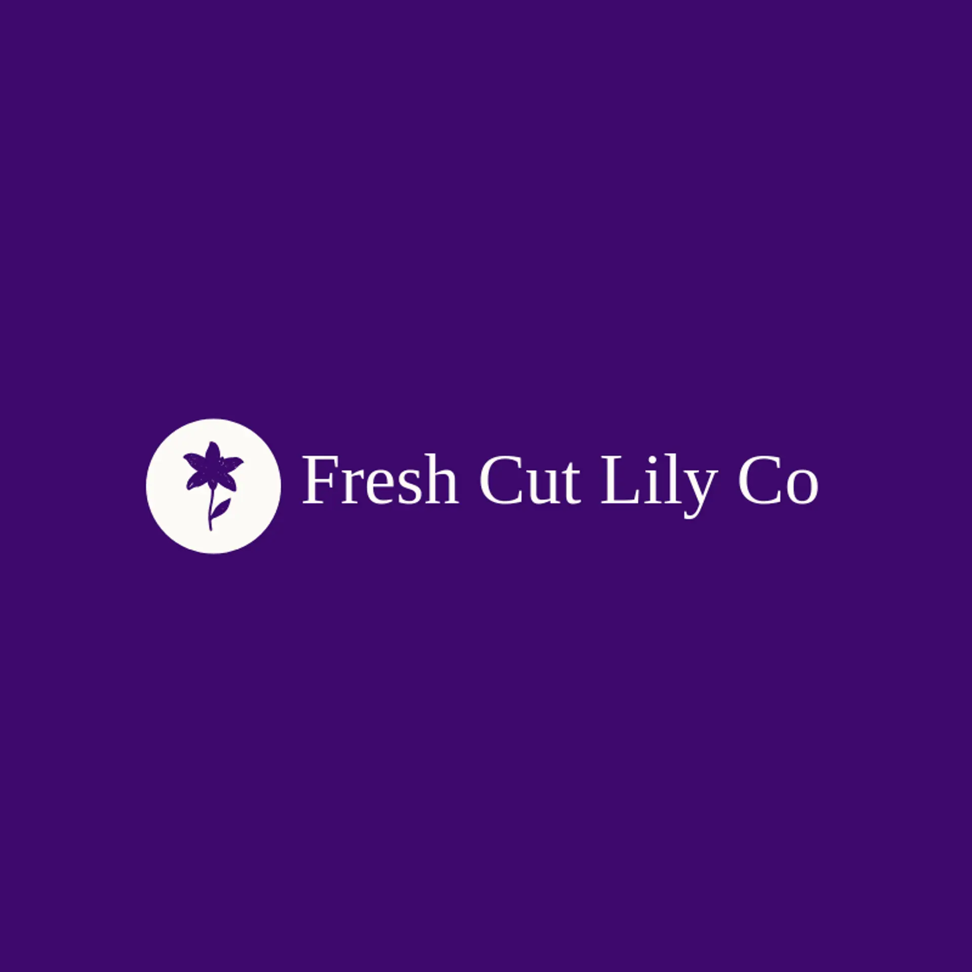Fresh Cut Lily Co logo for lily