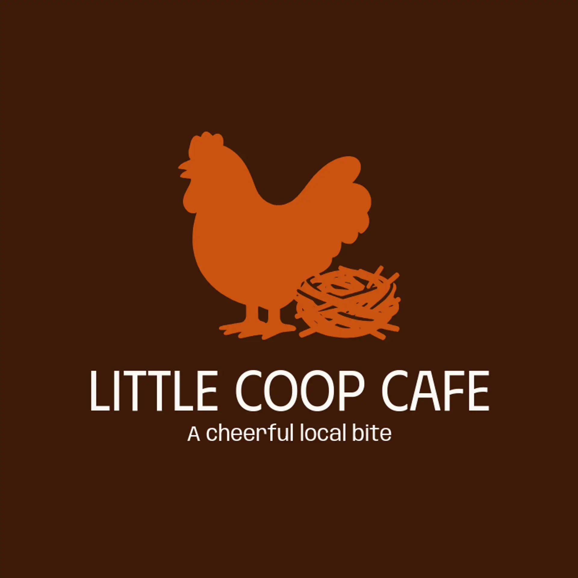 Little Coop Cafe logo for chicken