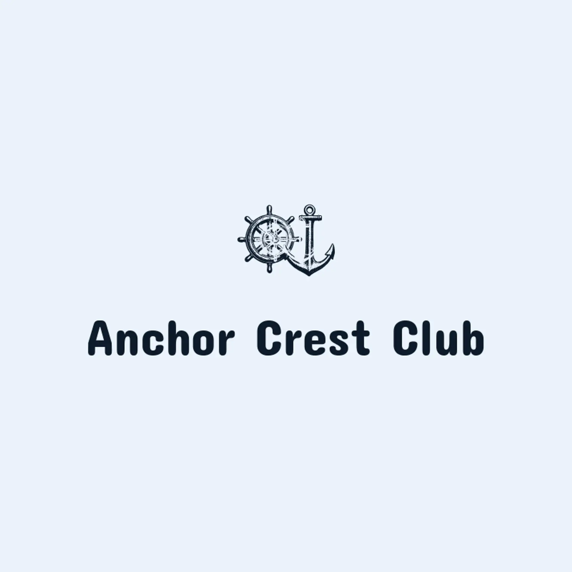 Anchor Crest Club logo for anchor