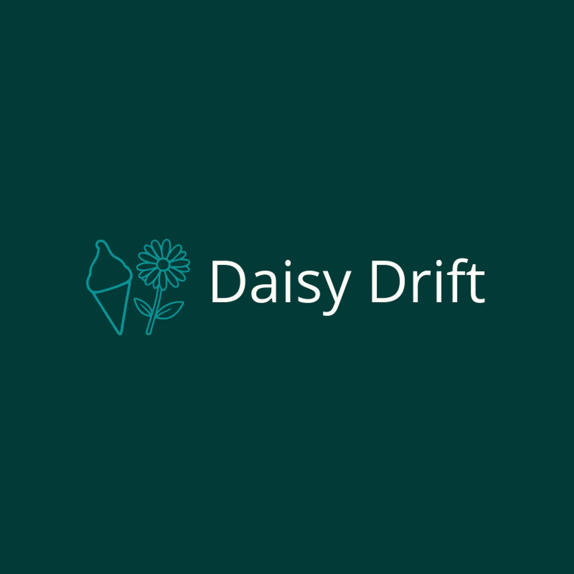 Daisy Drift logo for snow cone