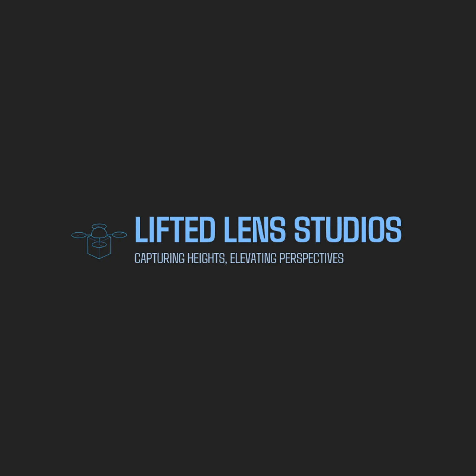 Lifted Lens Studios logo for aerial photography