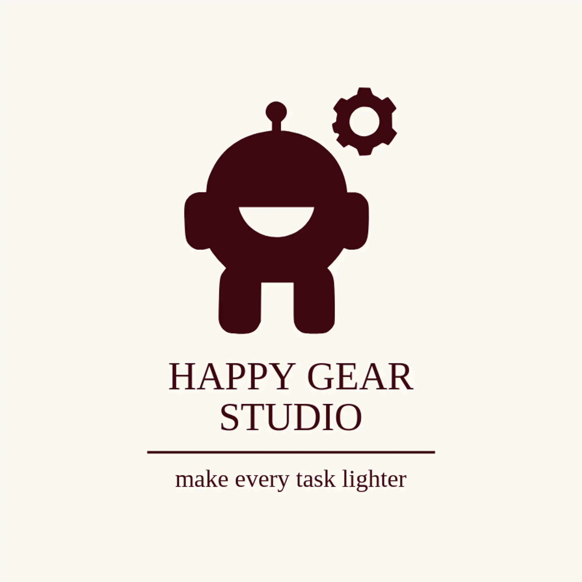 Happy Gear Studio logo for droid