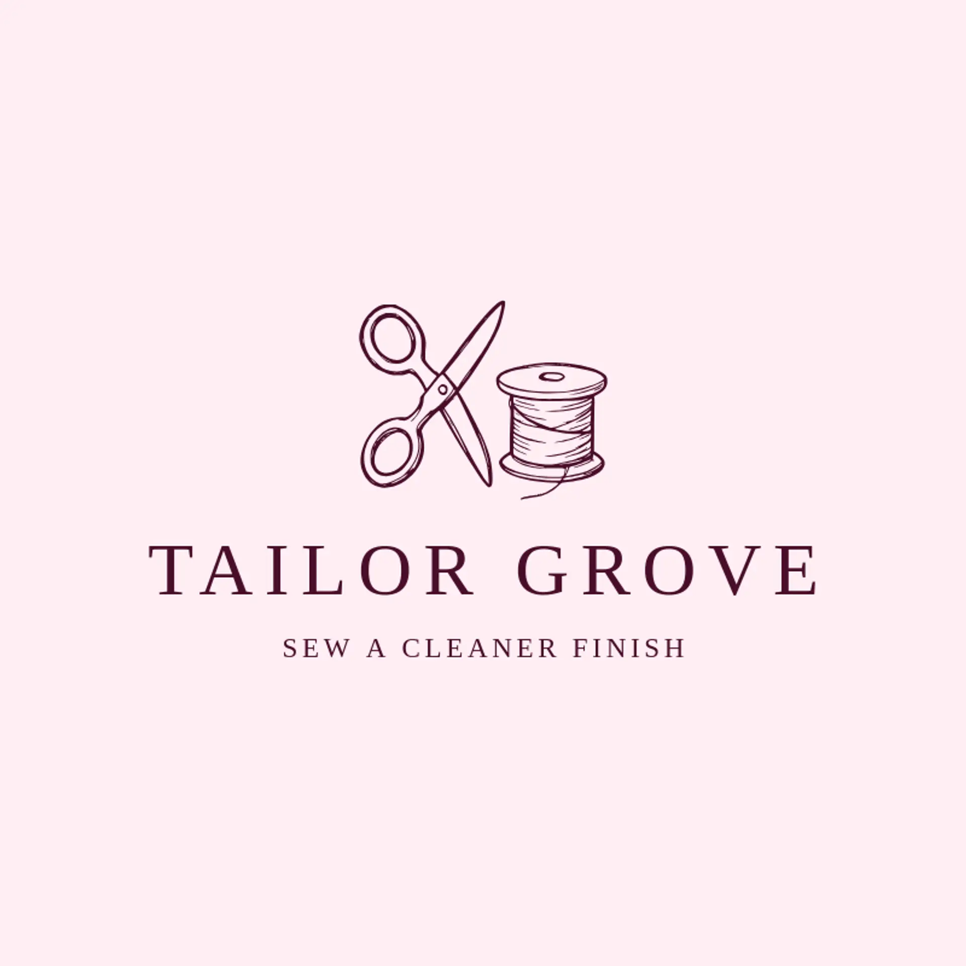 Tailor Grove logo for scissors