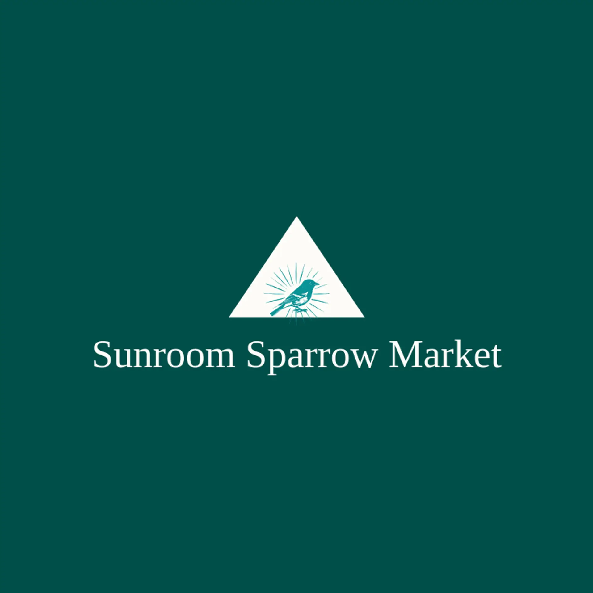 Sunroom Sparrow Market logo for sparrow