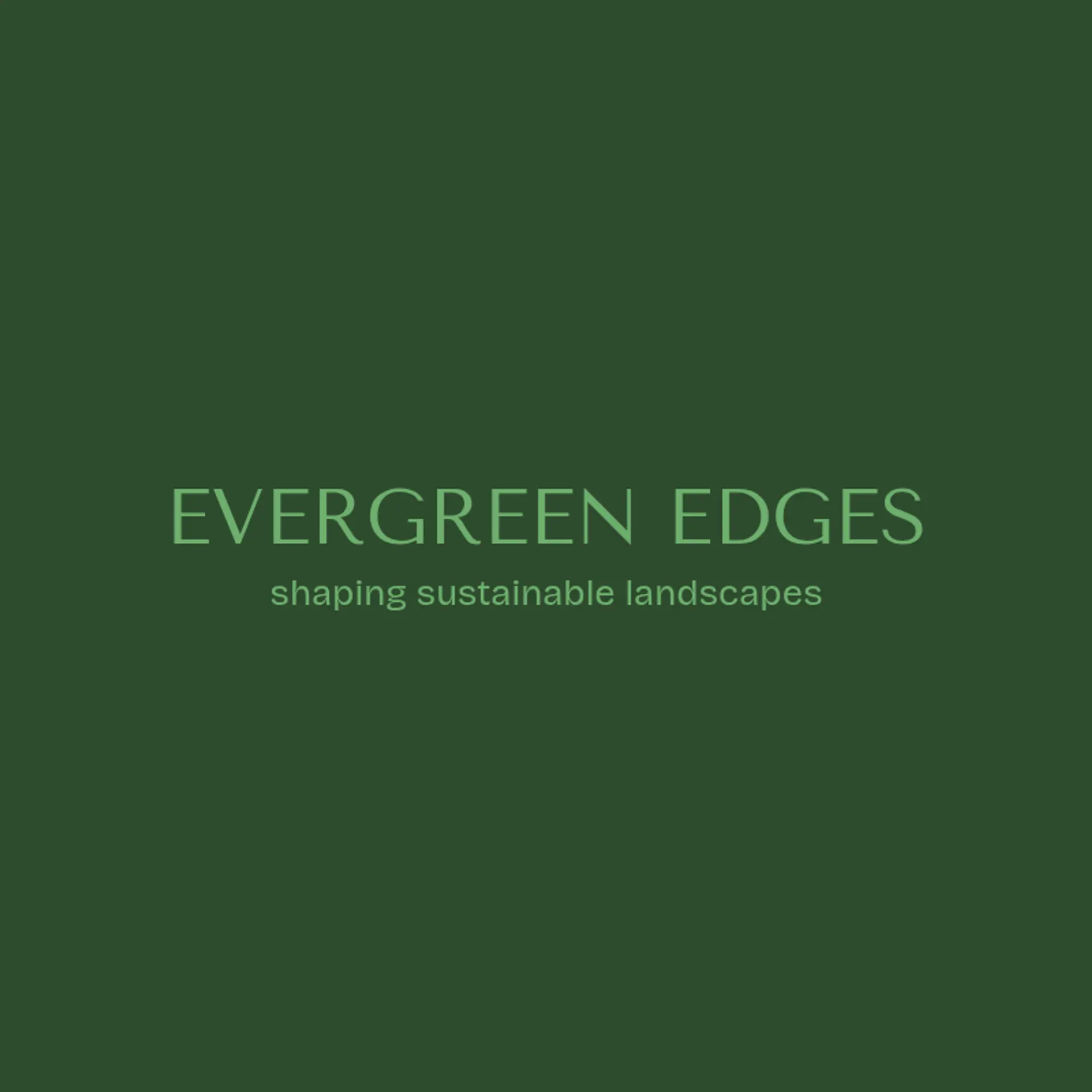 EverGreen Edges logo for construction and landscaping