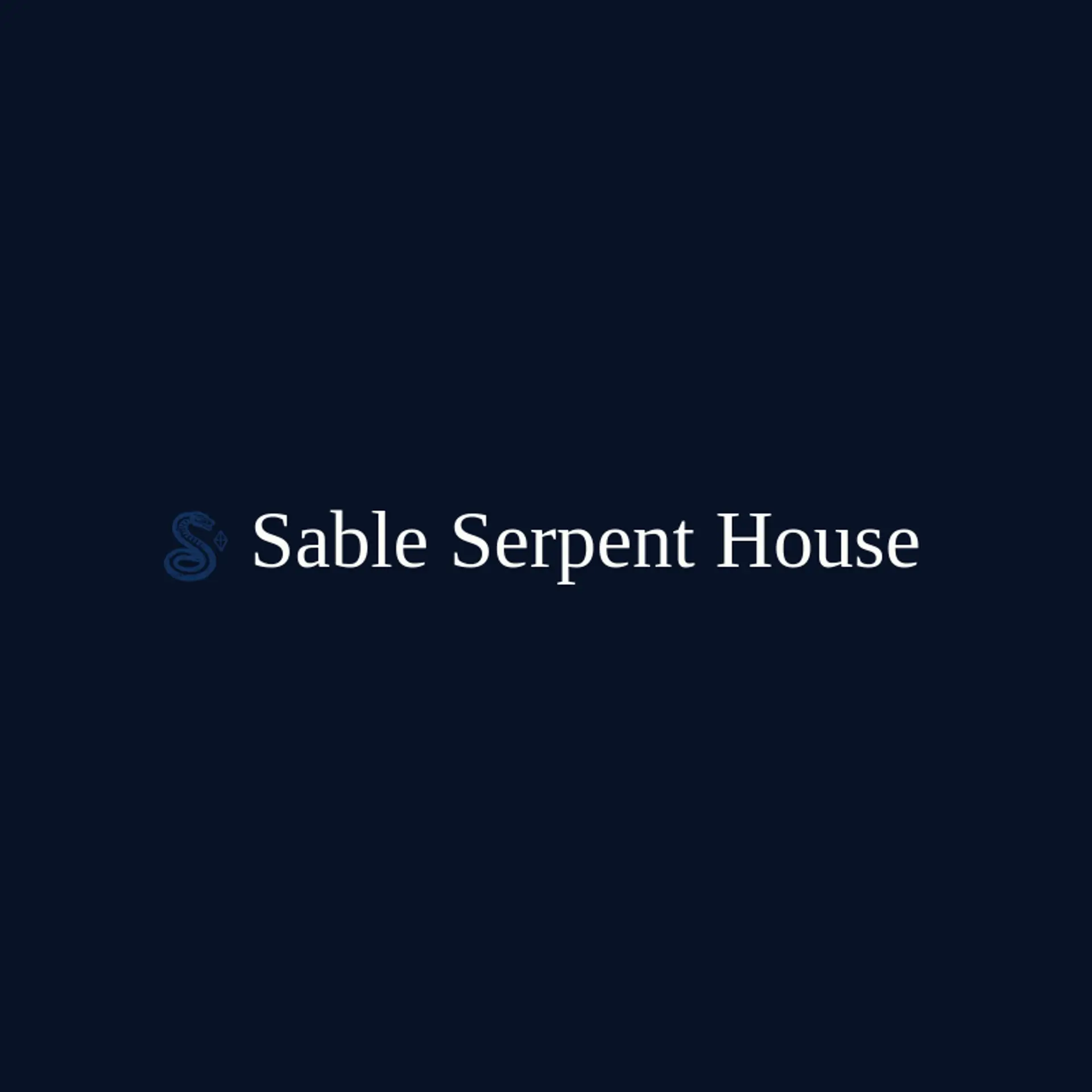 Sable Serpent House logo for venom