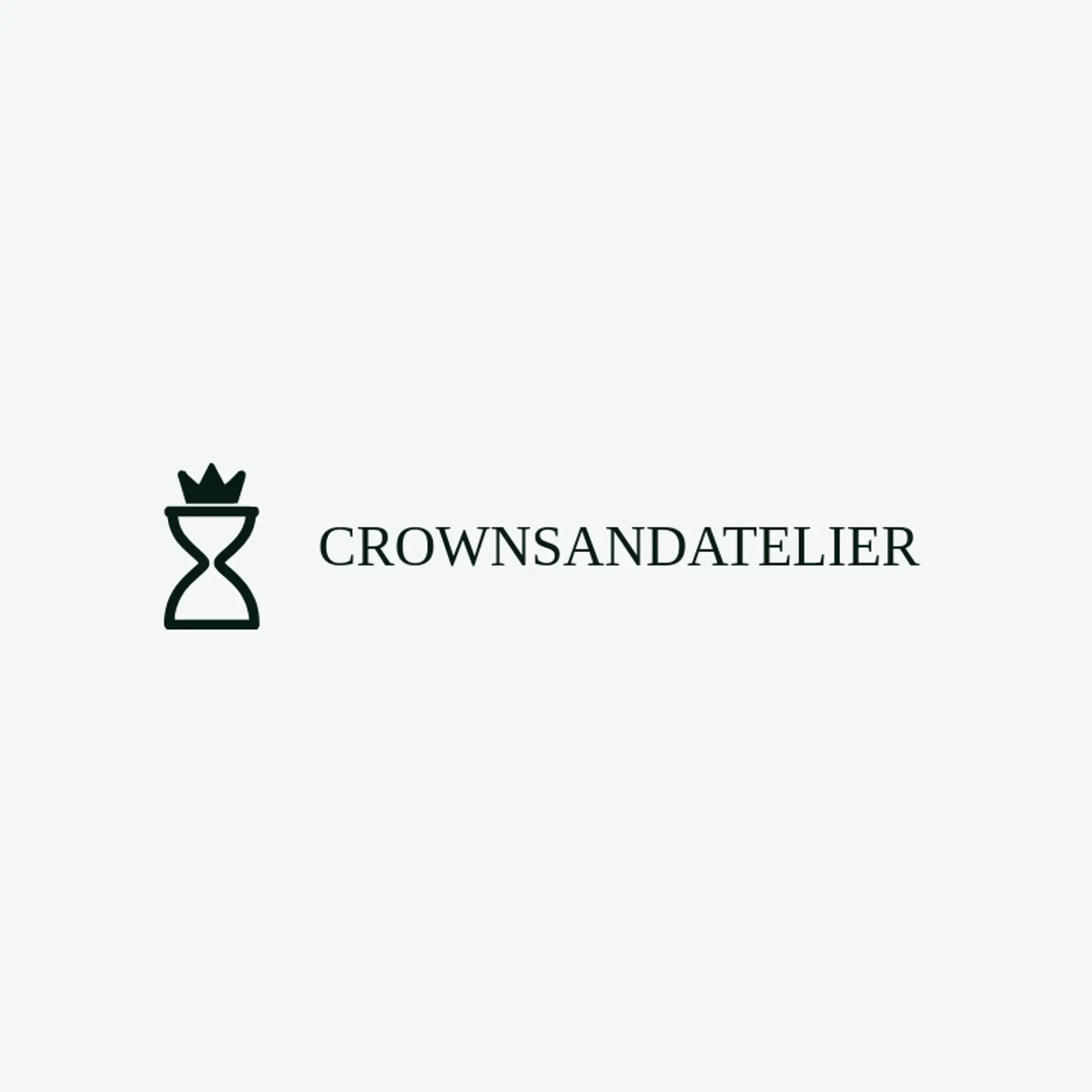 Crown Sand Atelier logo for hourglass