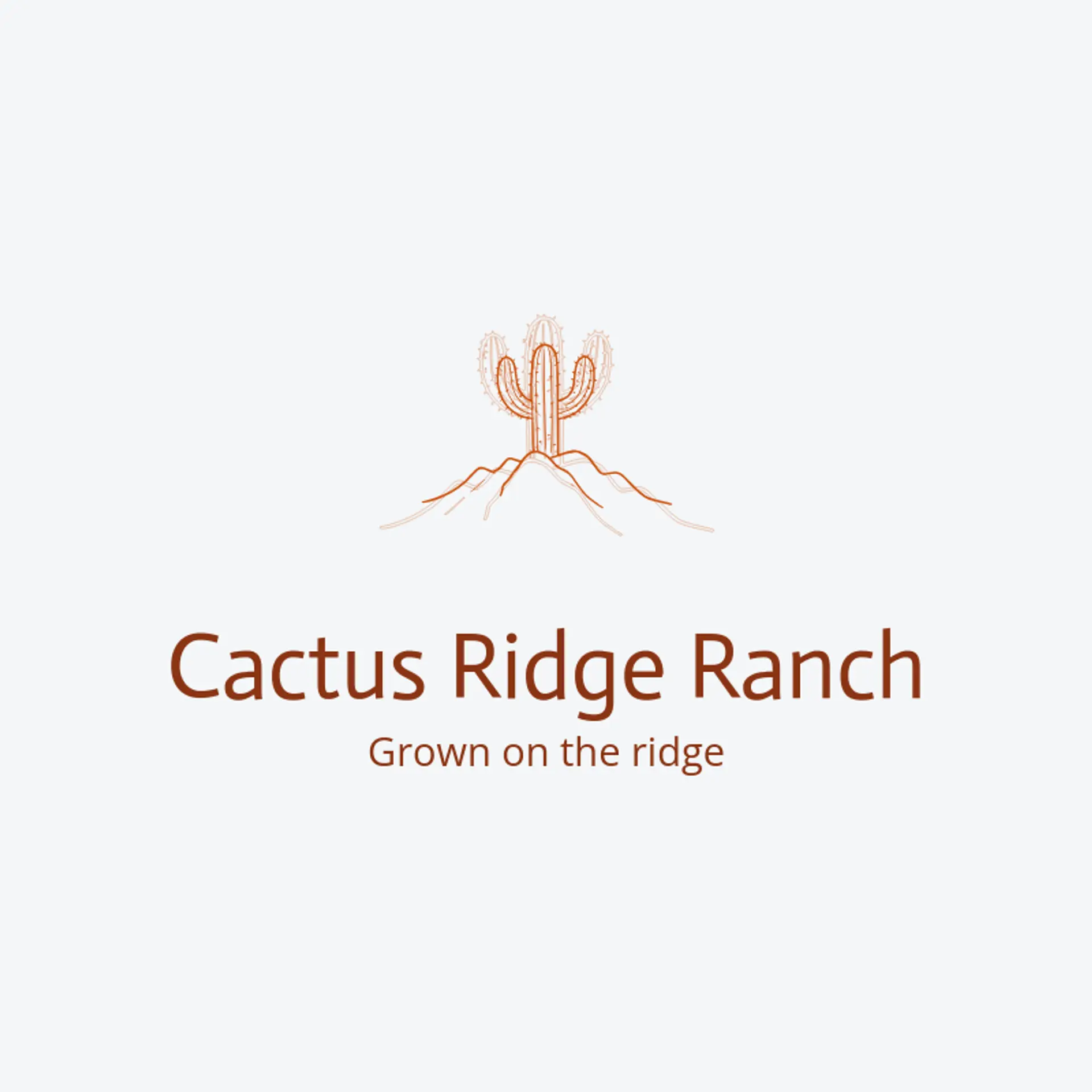 Cactus Ridge Ranch logo for cactus