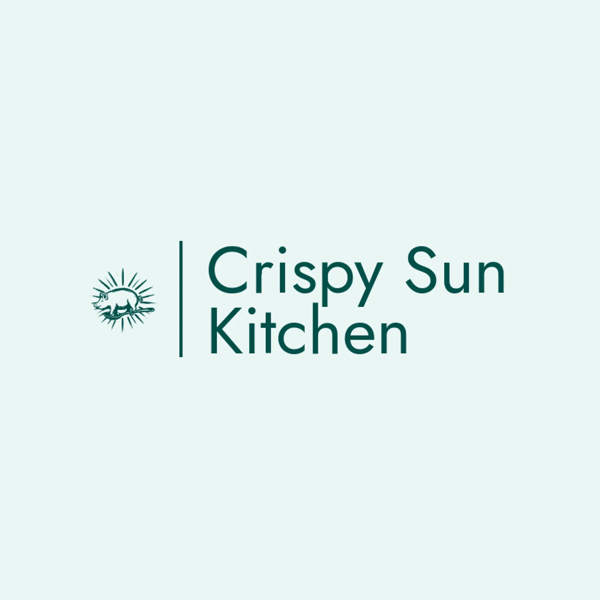 Crispy Sun Kitchen logo for lechon