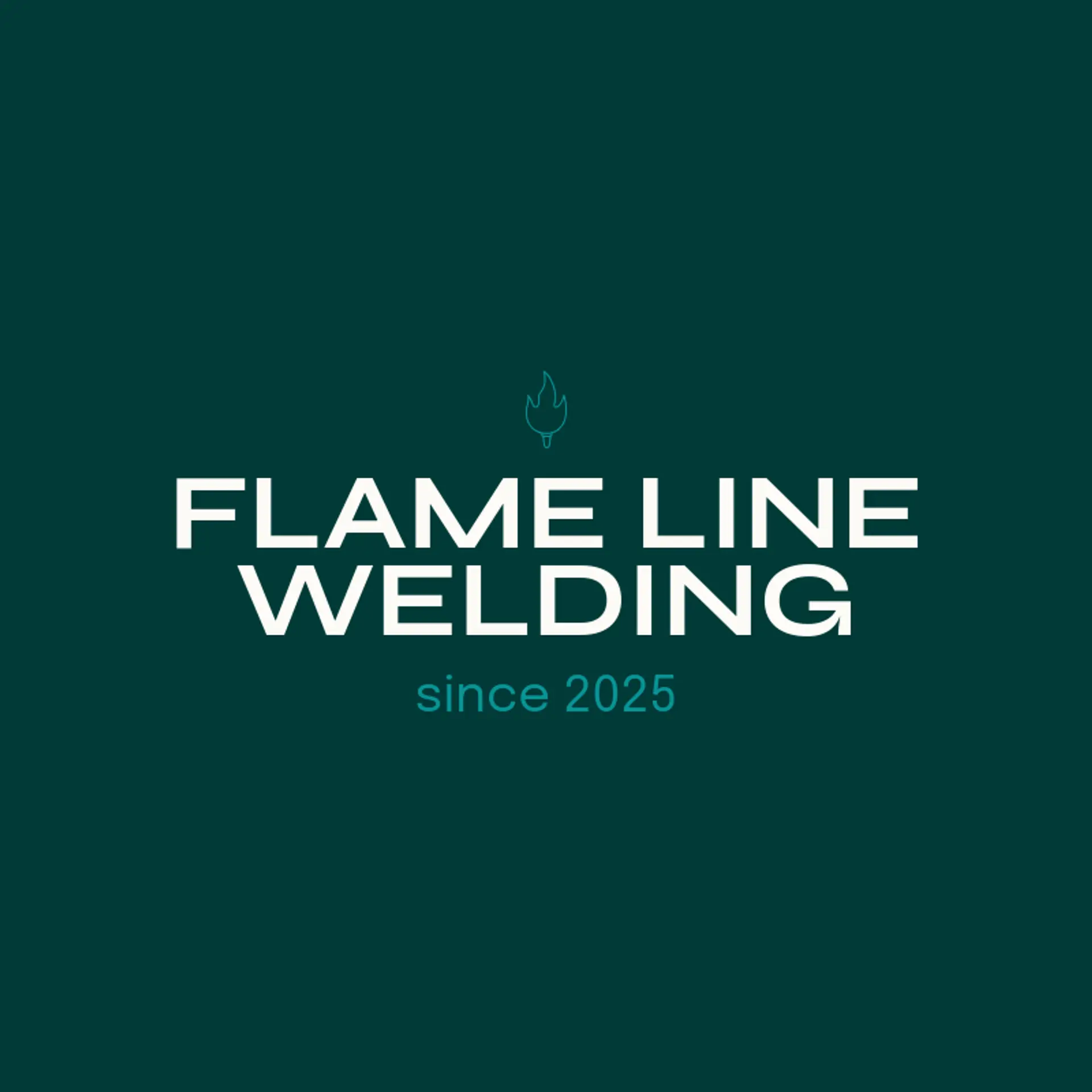 Flame Line Welding logo for welding