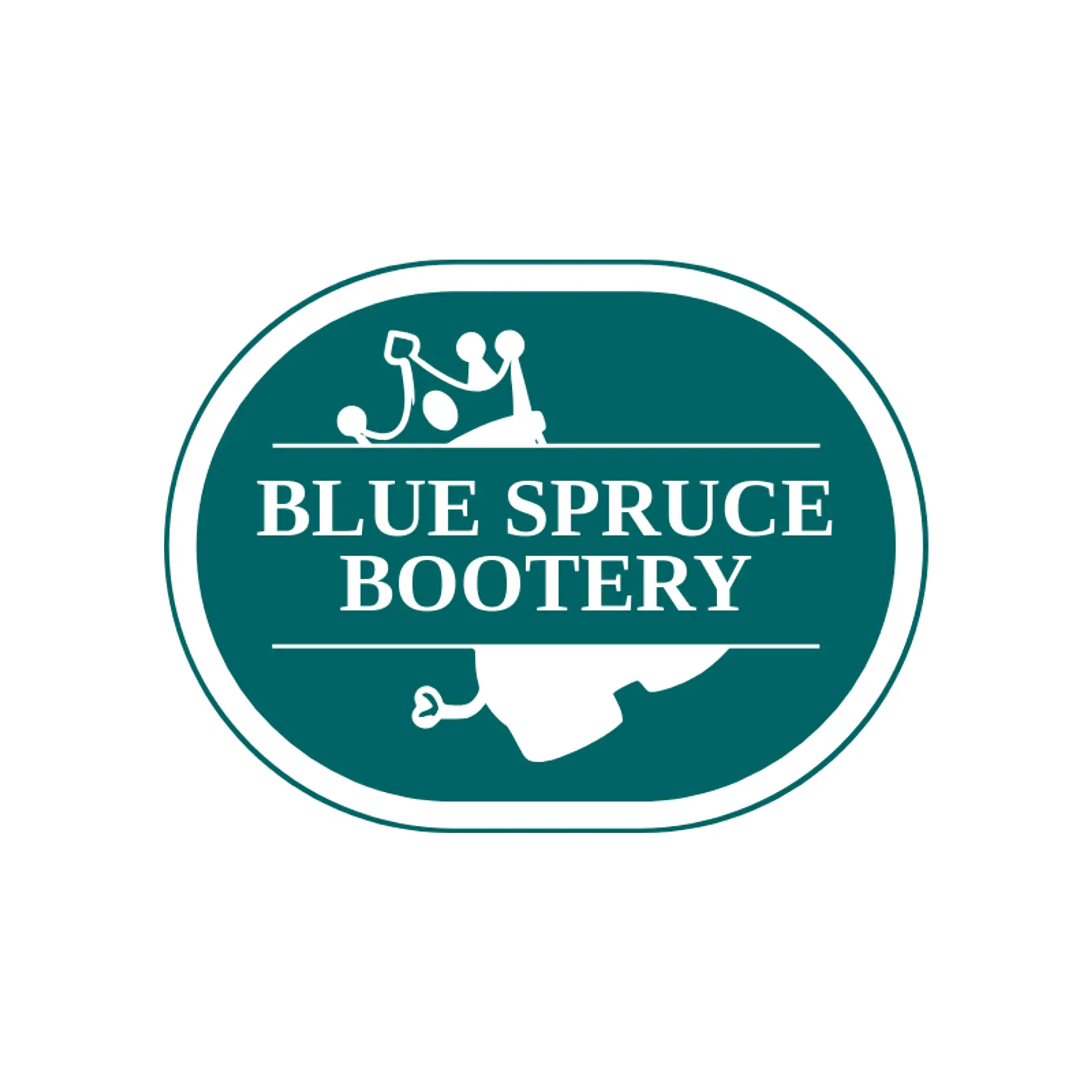 Blue Spruce Bootery logo for boot