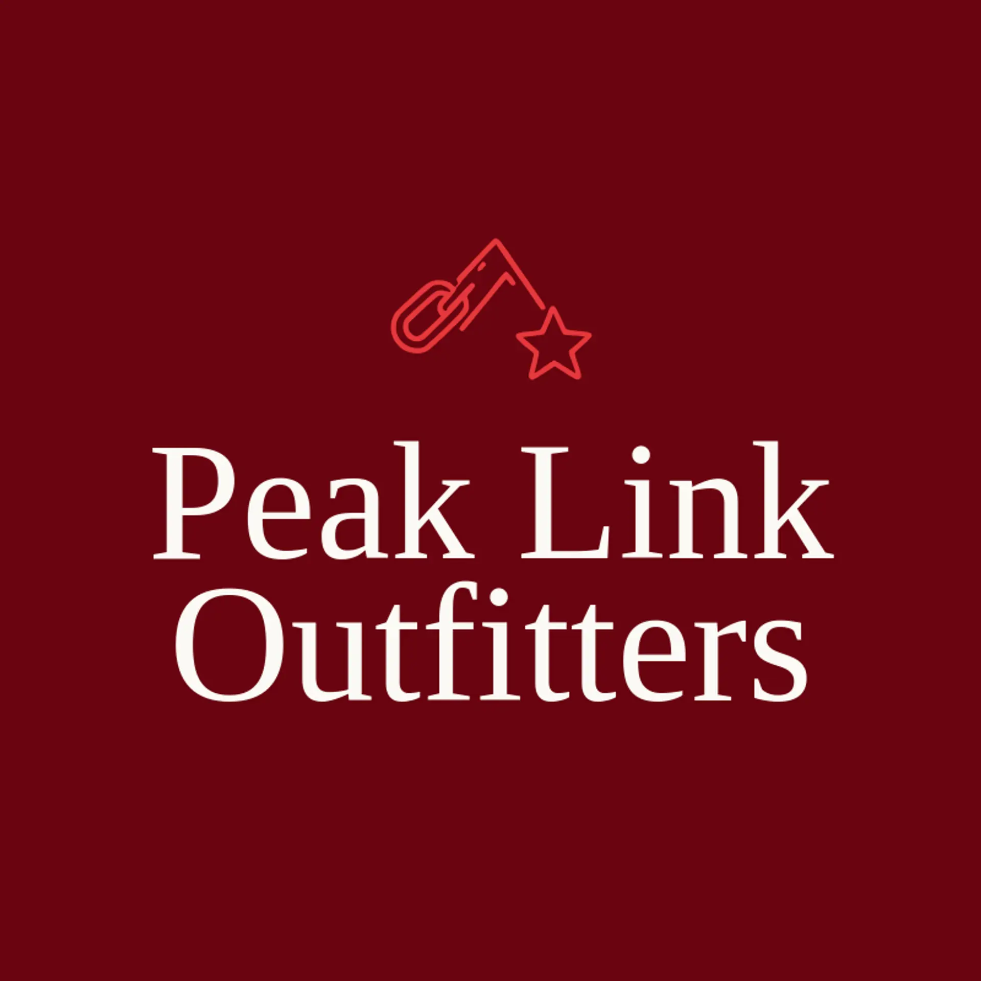 Peak Link Outfitters logo for chain