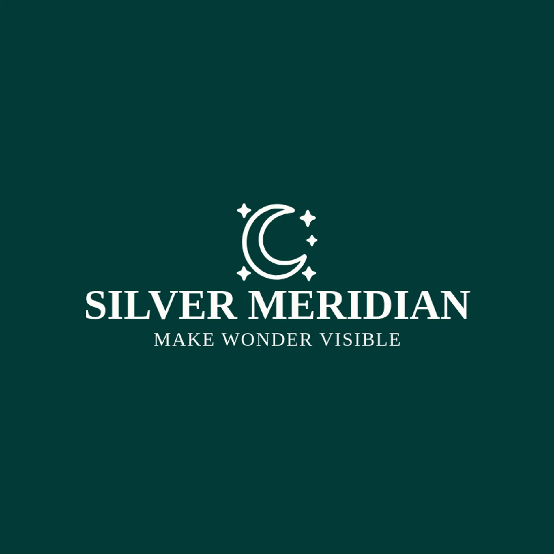 Silver Meridian logo for constellation