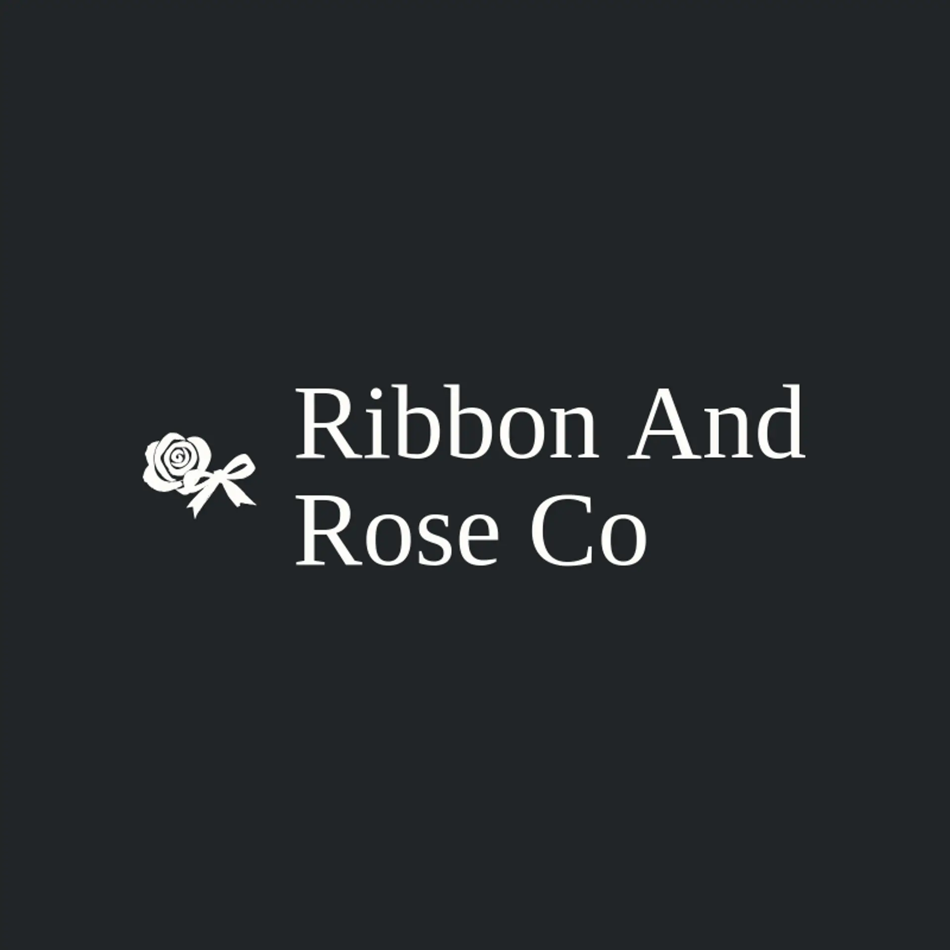 Ribbon and Rose Co logo for valentine