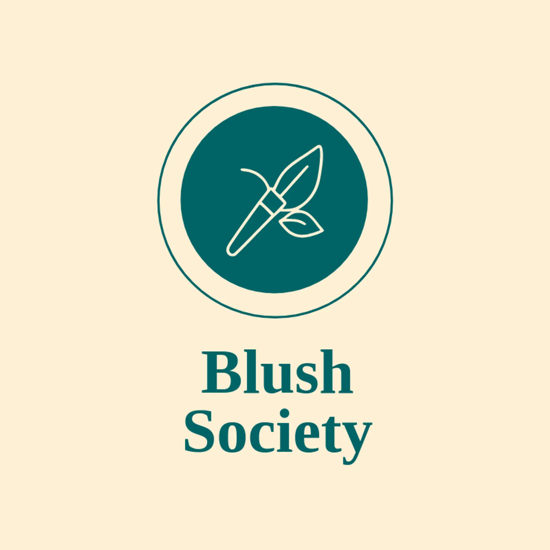 Blush Society logo for cosmetics