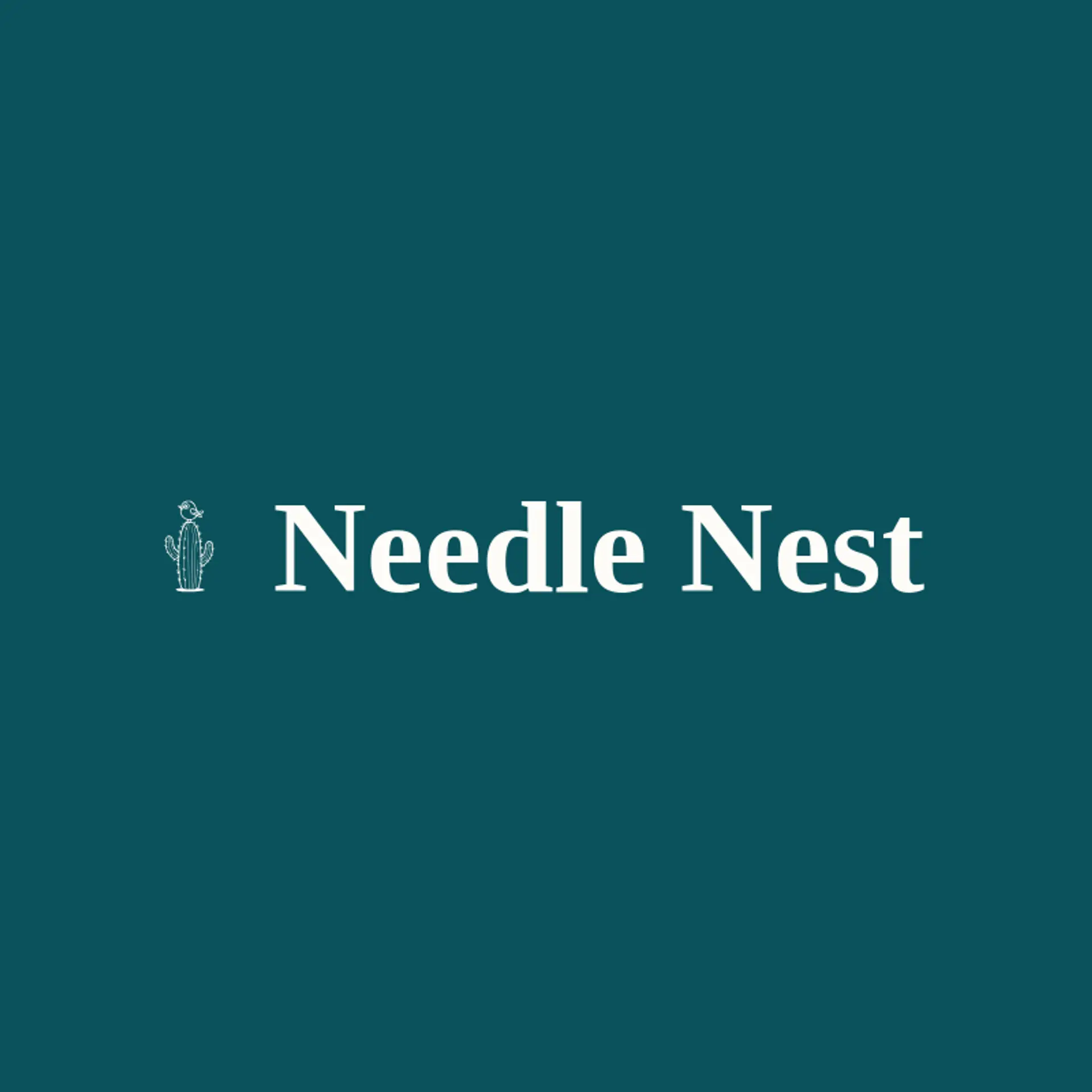 Needle Nest logo for prickly