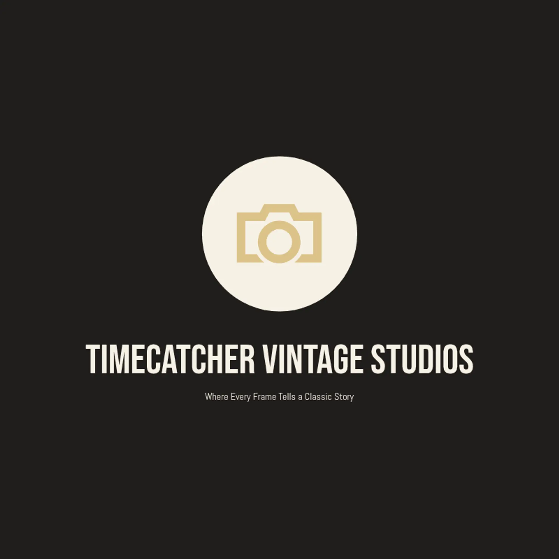 TimeCatcher Vintage Studios logo for vintage photography