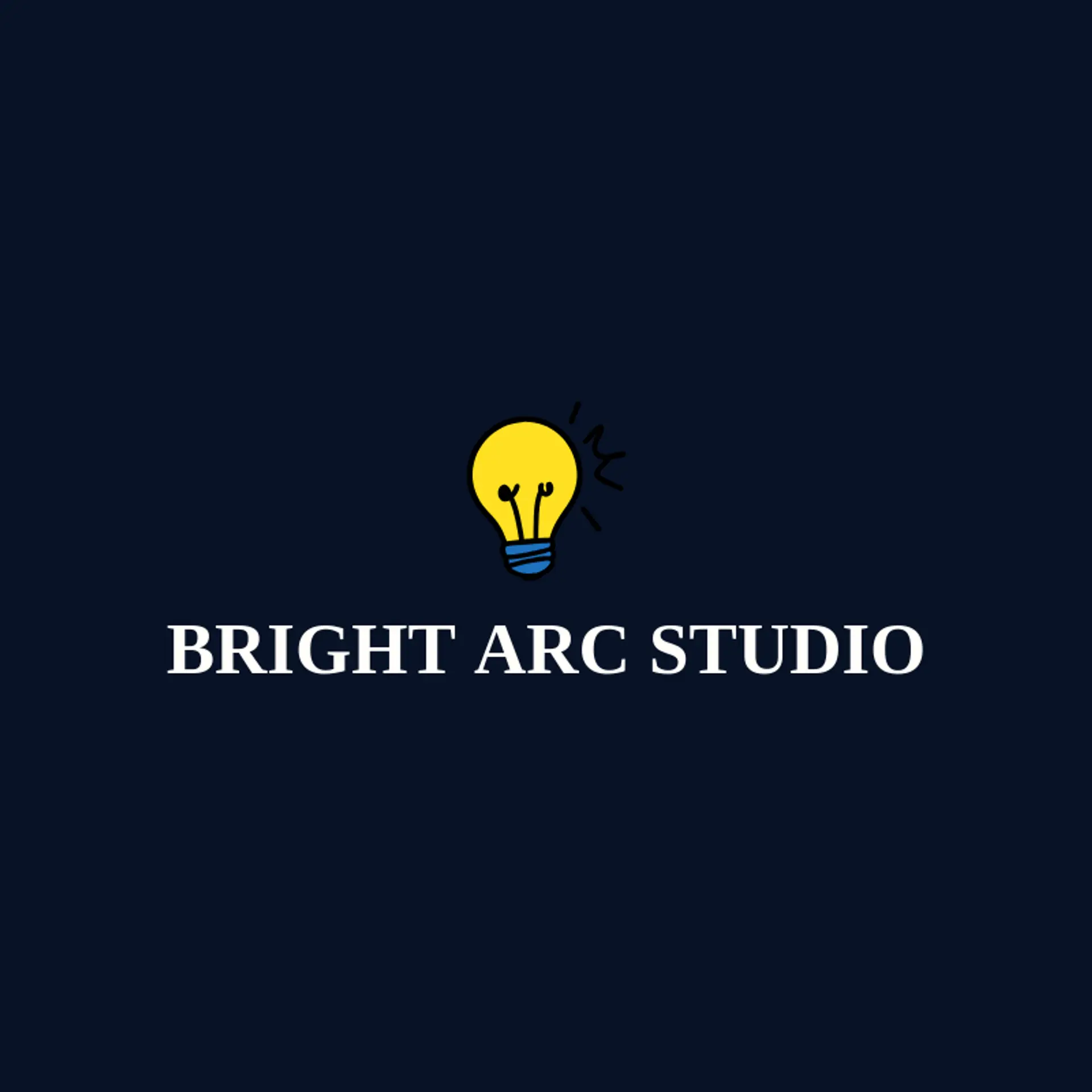 Bright Arc Studio logo for light bulb