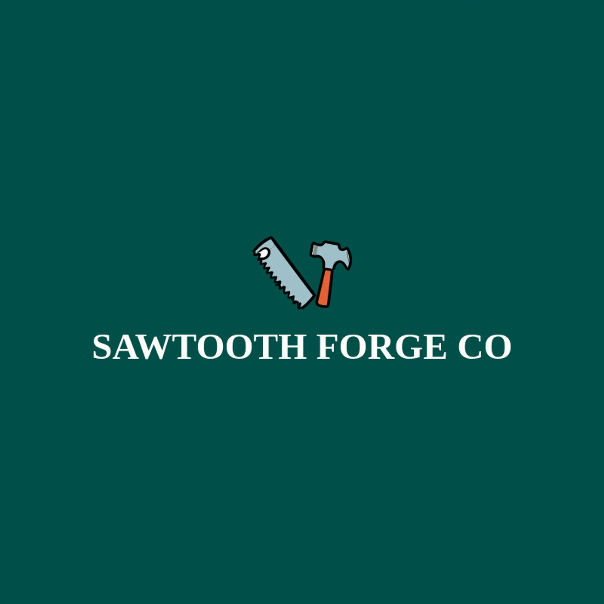 Sawtooth Forge Co logo for hammer