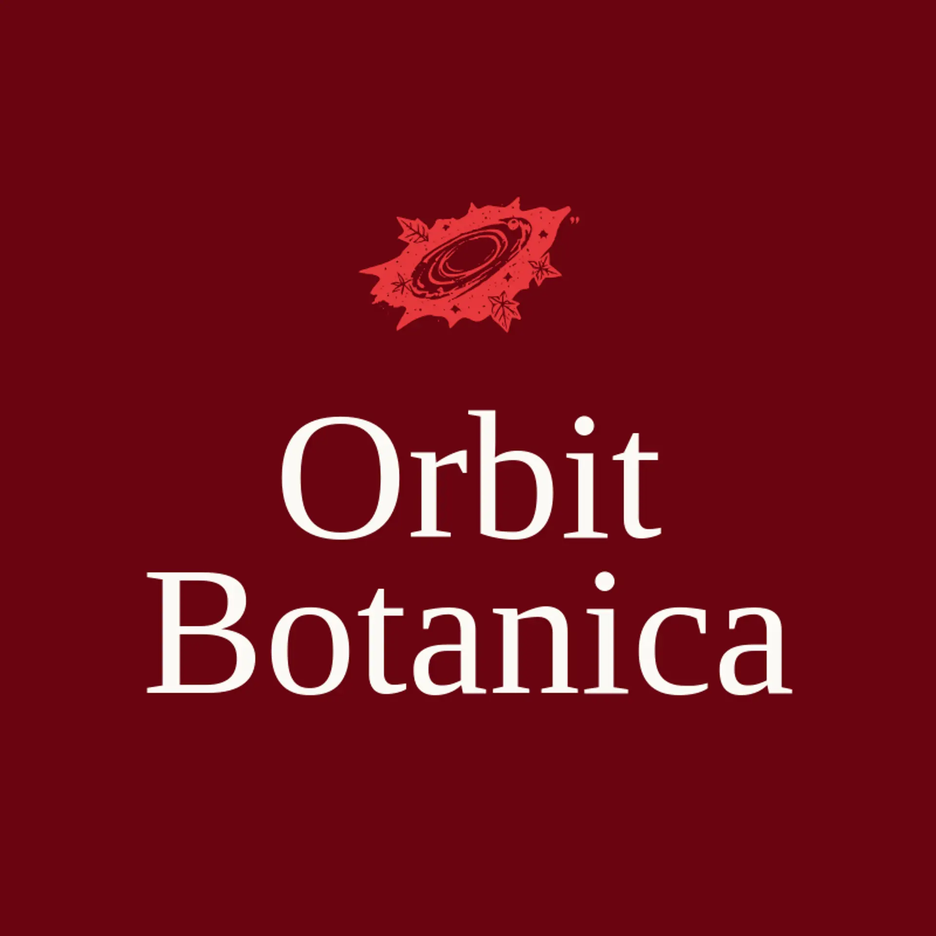 Orbit Botanica logo for cosmos