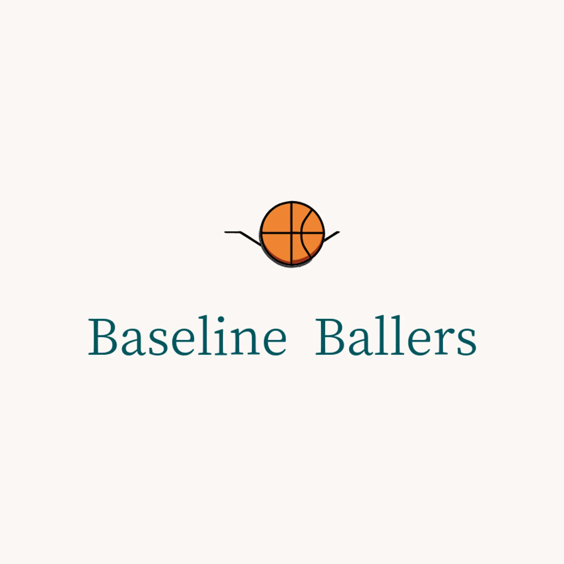 Baseline Ballers logo for basketball