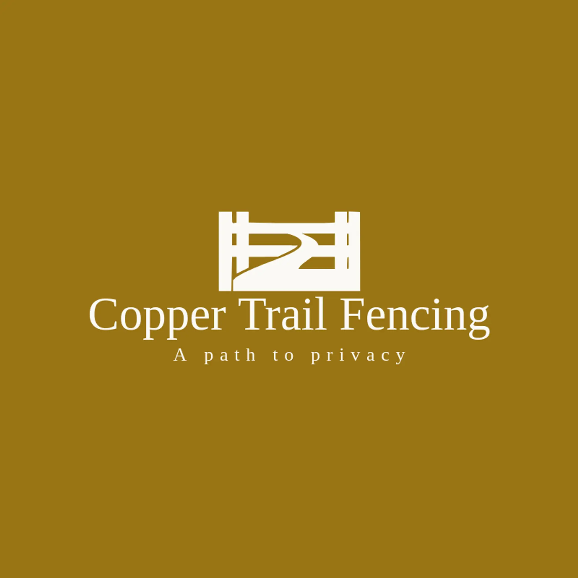 Copper Trail Fencing logo for fence