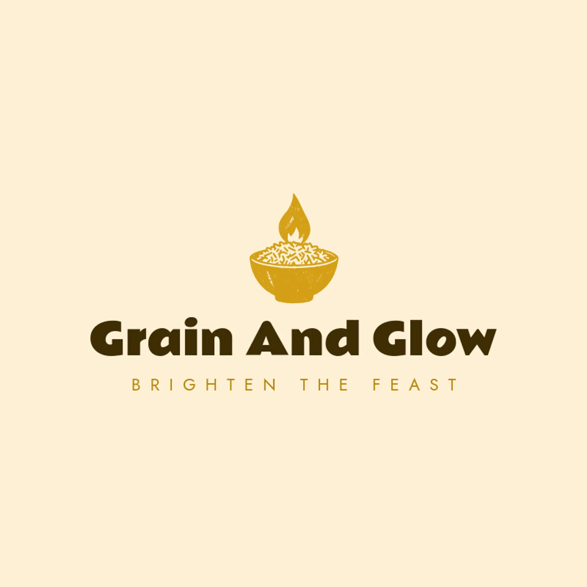 Grain And Glow logo for biryani
