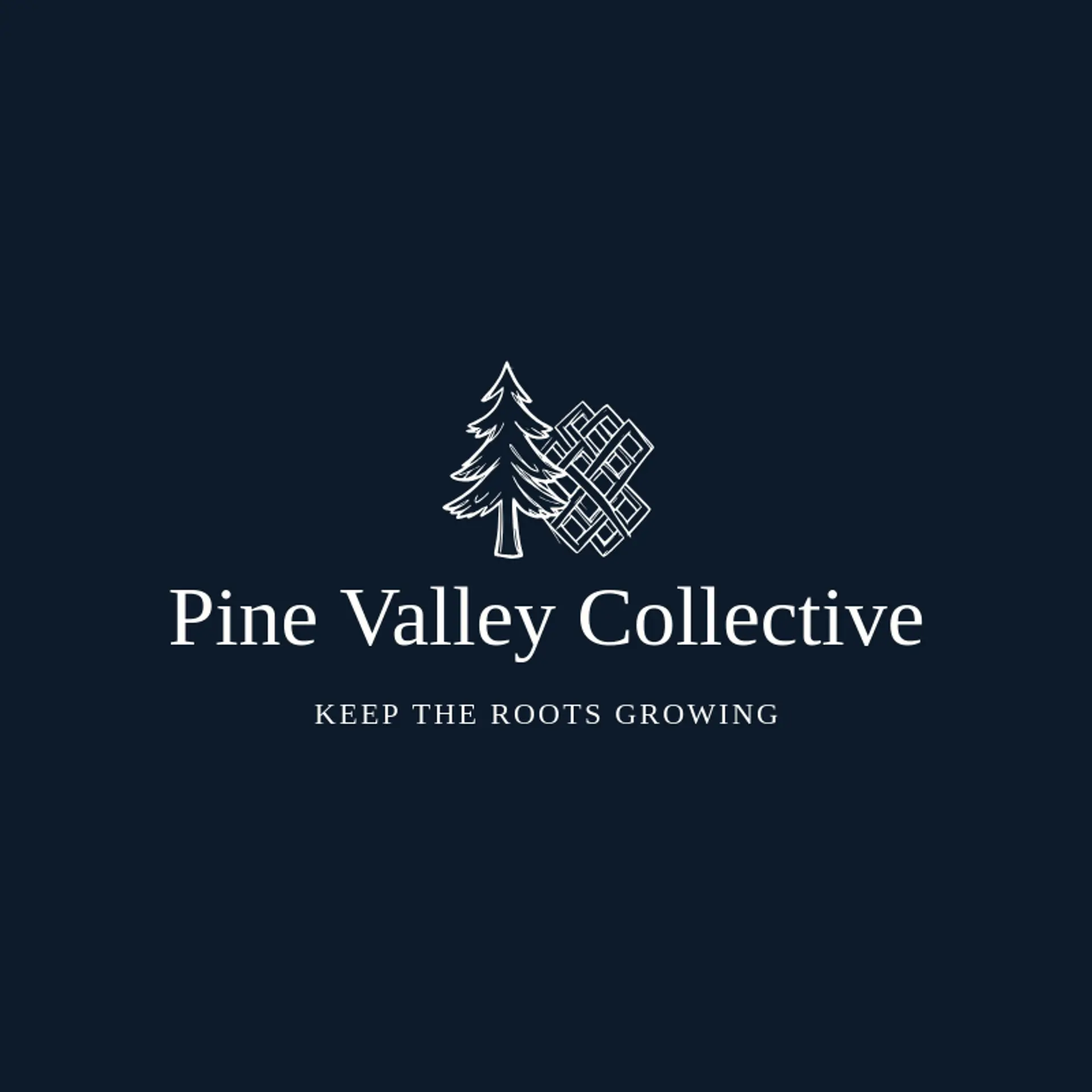 Pine Valley Collective logo for native american