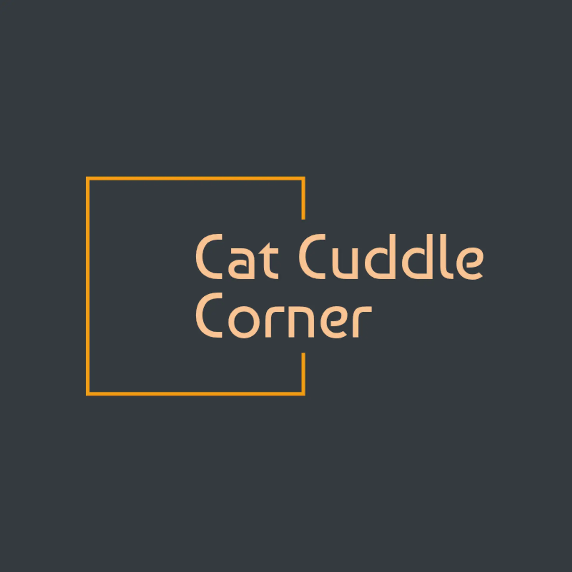 Cat Cuddle Corner logo for cat pet care