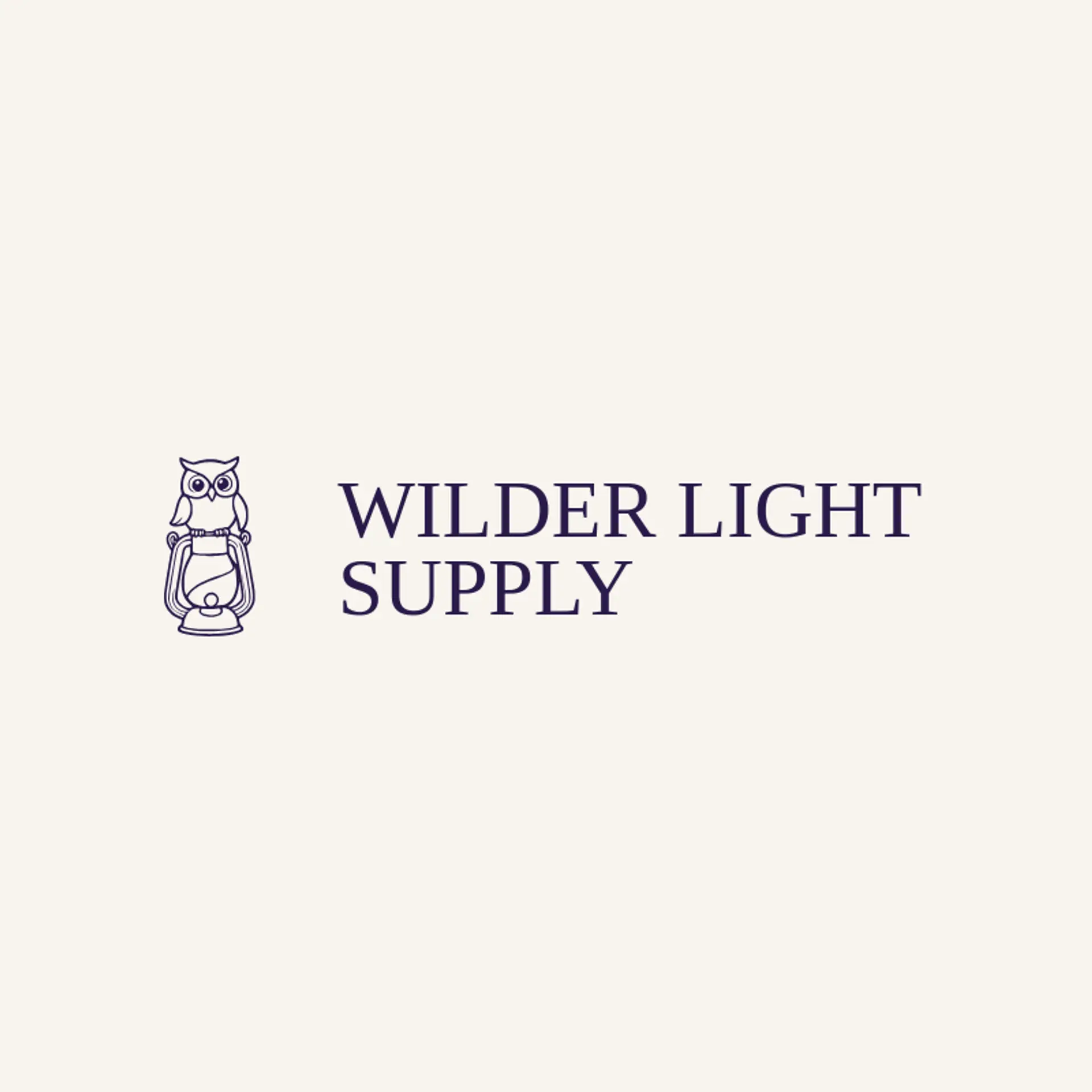 Wilder Light Supply logo for lantern
